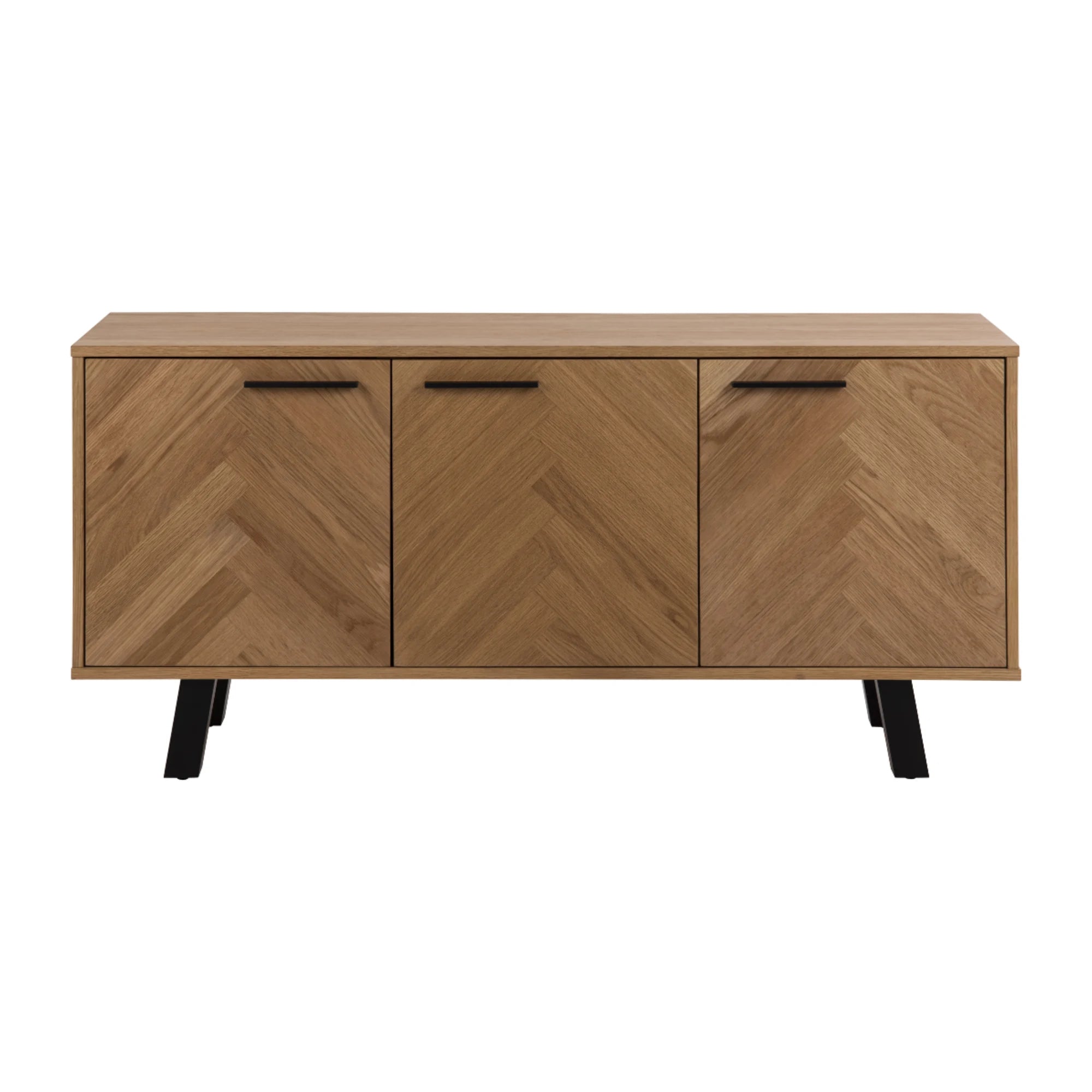 Hjem Design Brighton Sideboard, Natural Wood