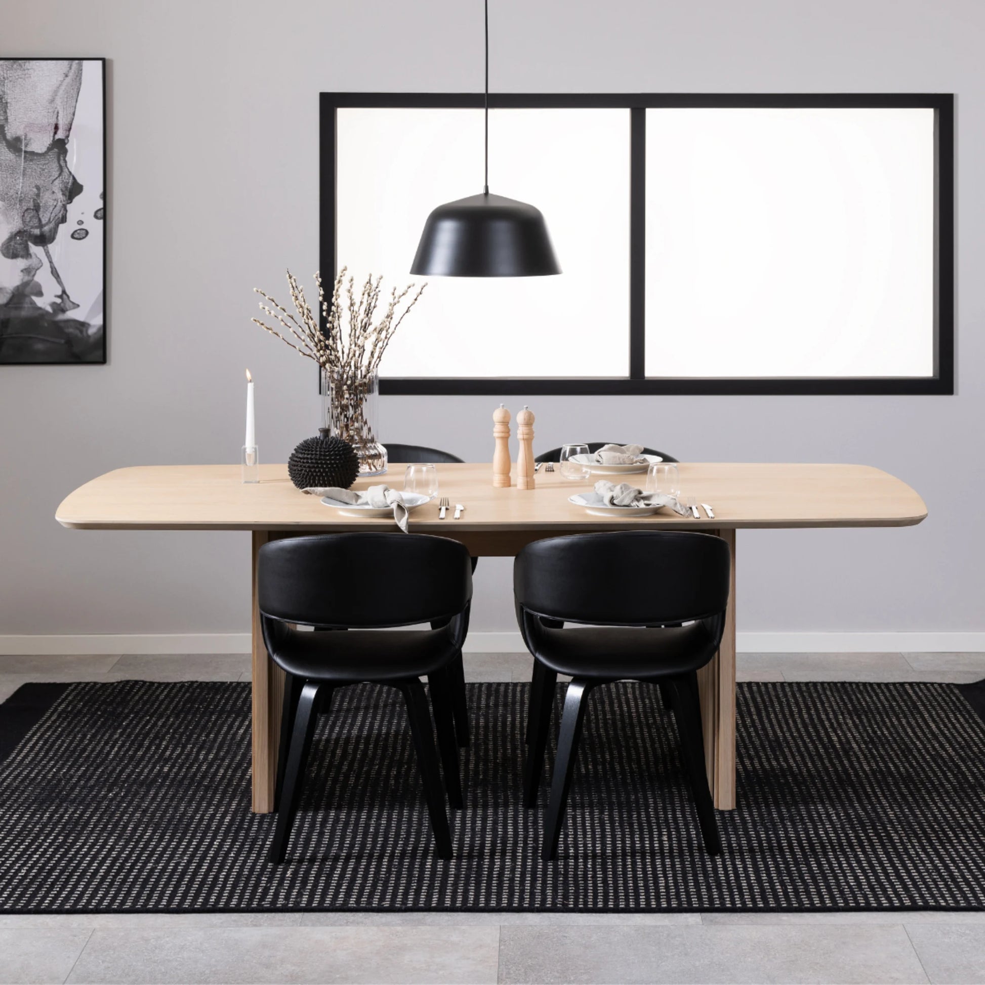 Hjem Design Christo Rectangular Dining Table