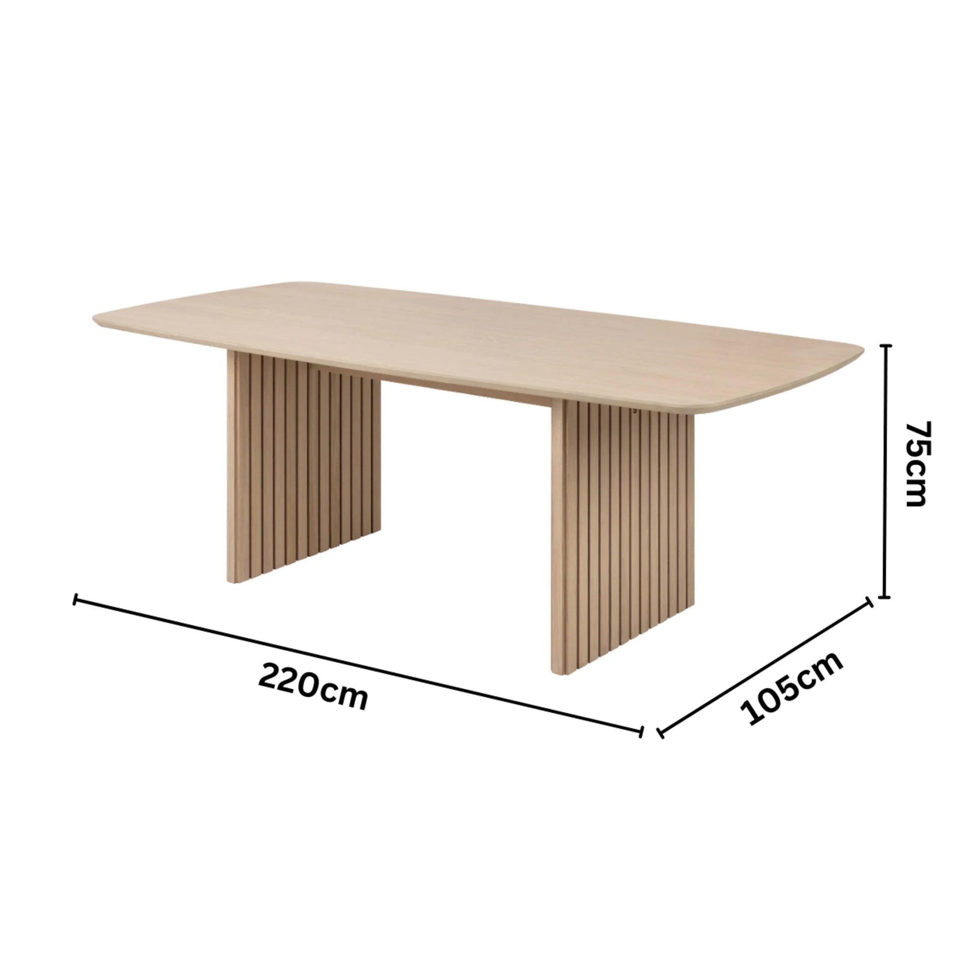 Hjem Design Christo Rectangular Dining Table