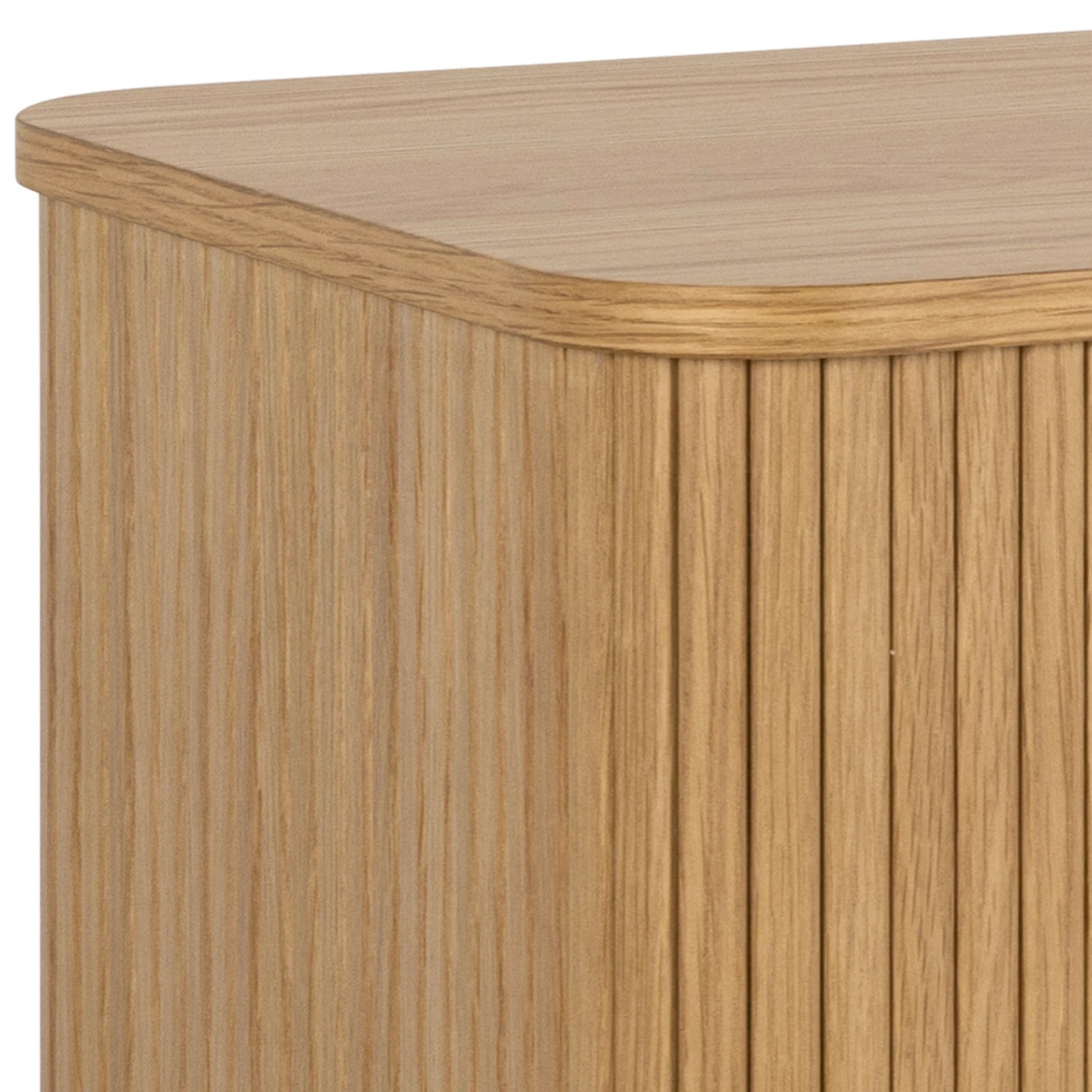 Hjem Design Langley Sideboard, Natural Wood, 160cm