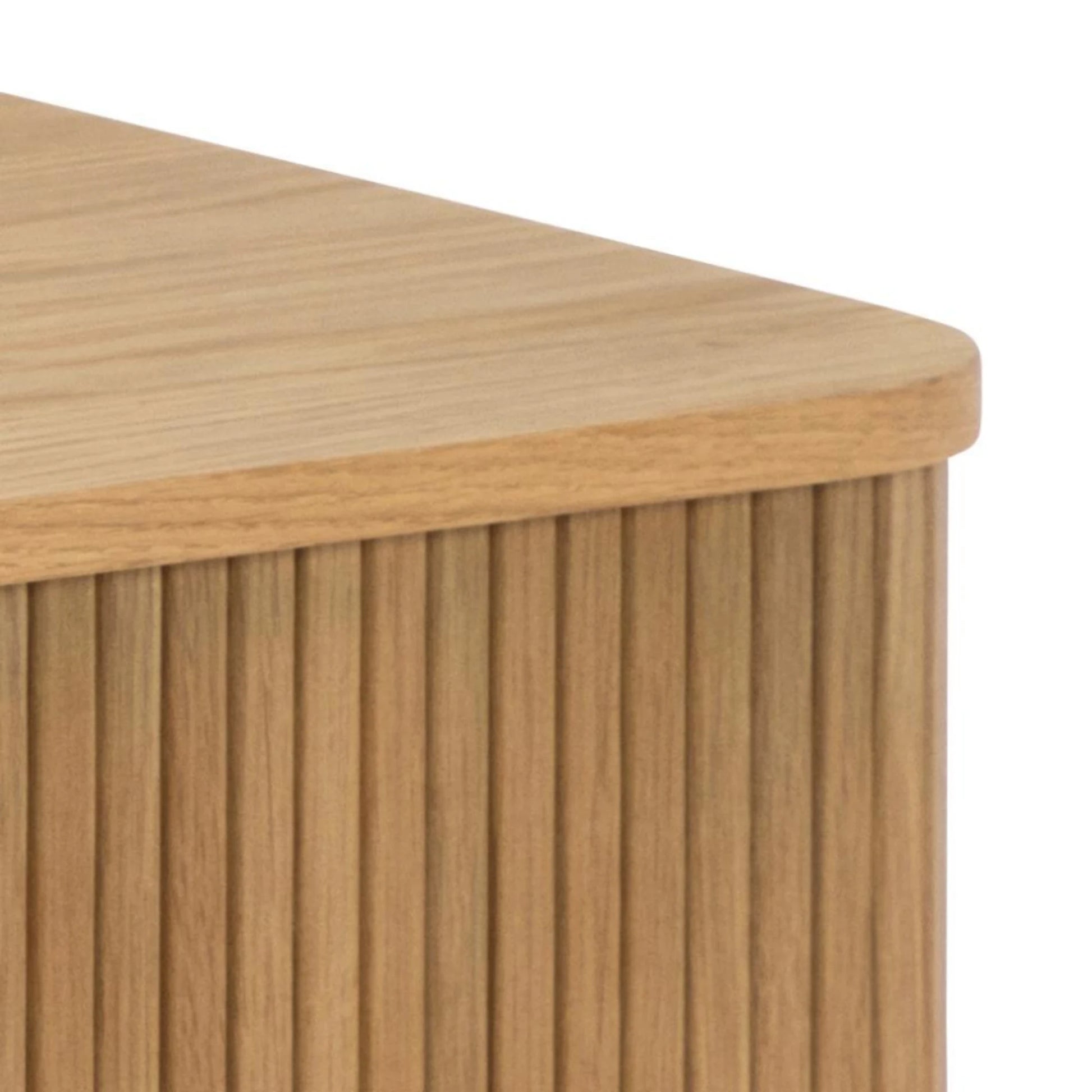 Hjem Design Langley Coffee Table, Natural Wood