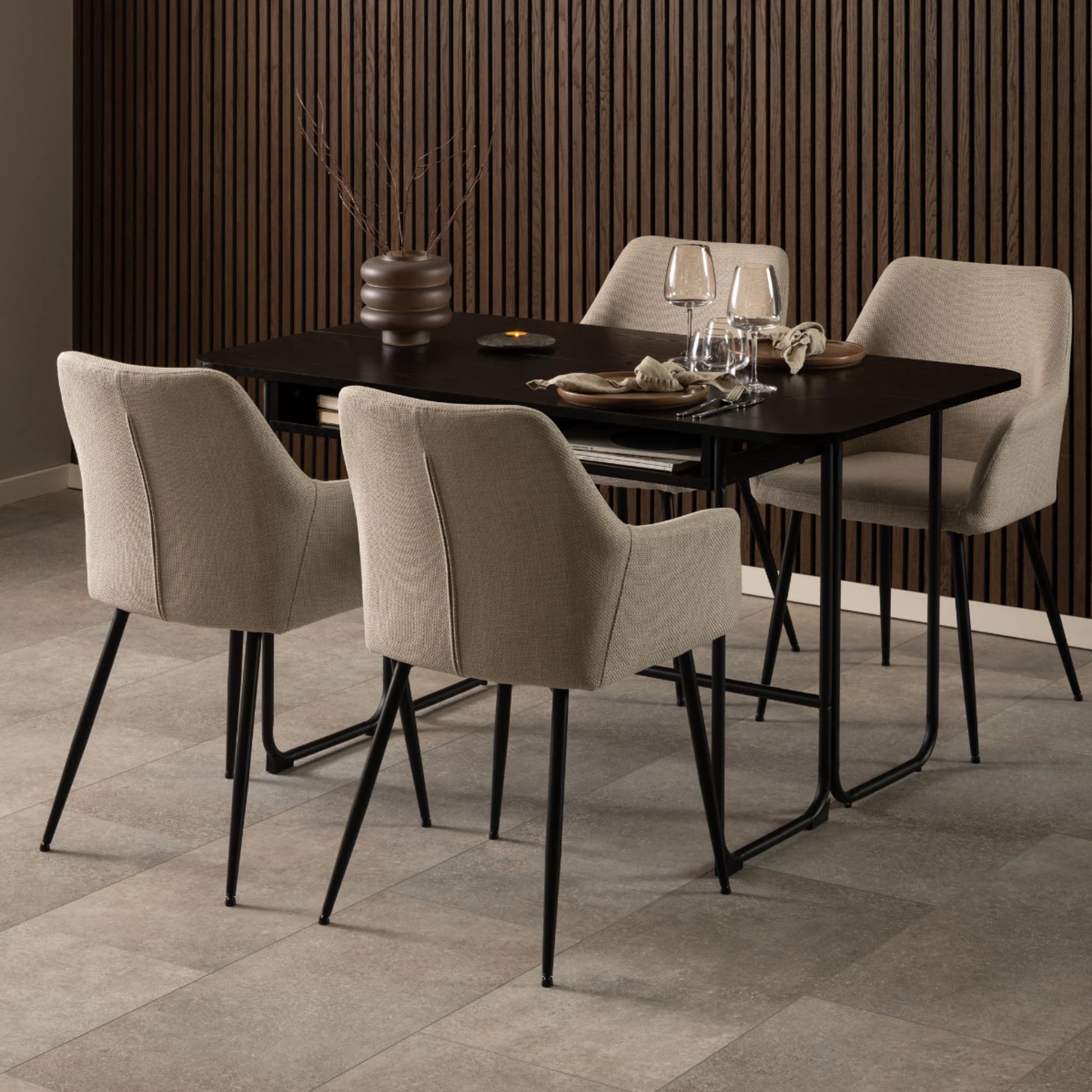 Hjem Design Lizren Dining Chair, Set of 2