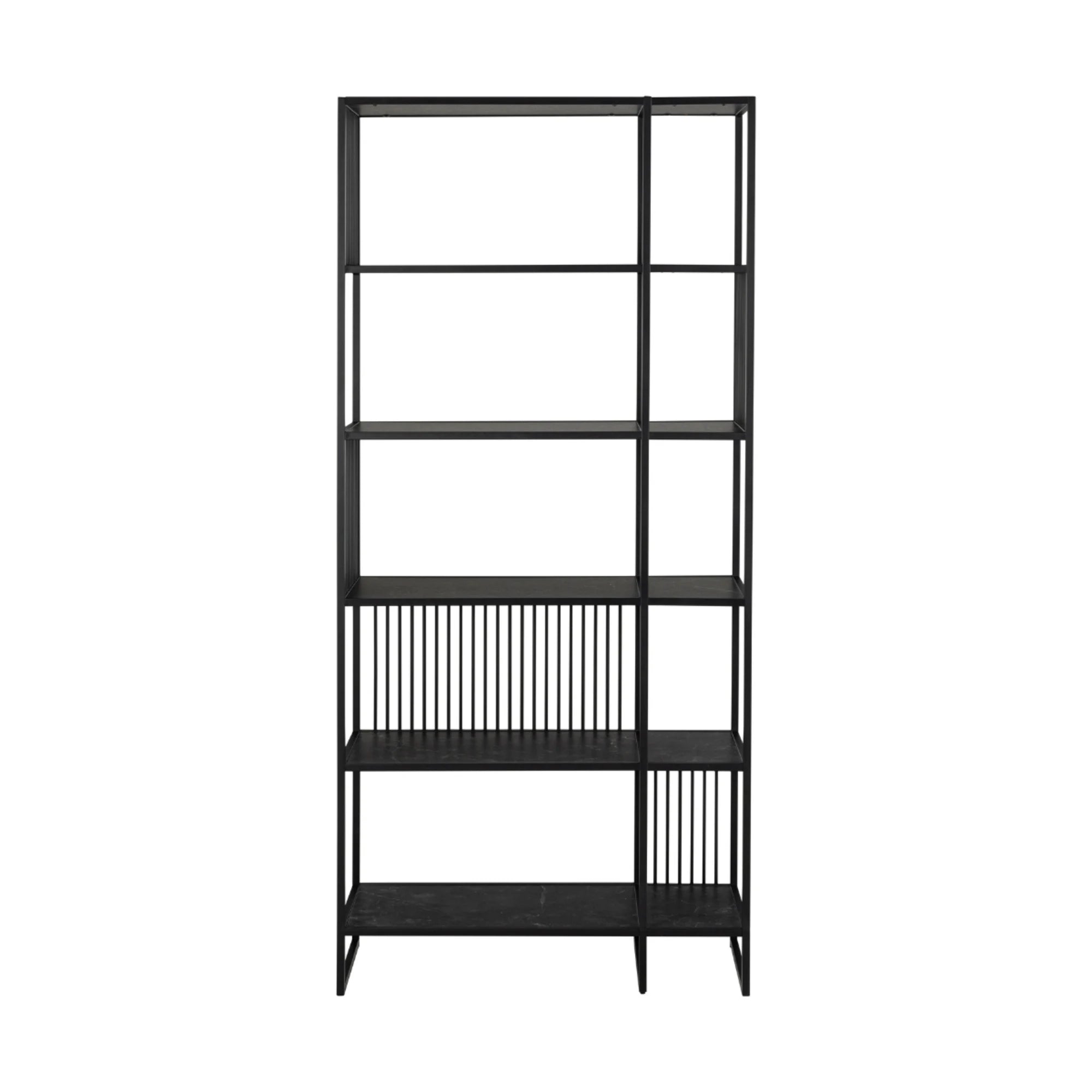 Hjem Design Strington Shelving Unit, 85x35x185cm