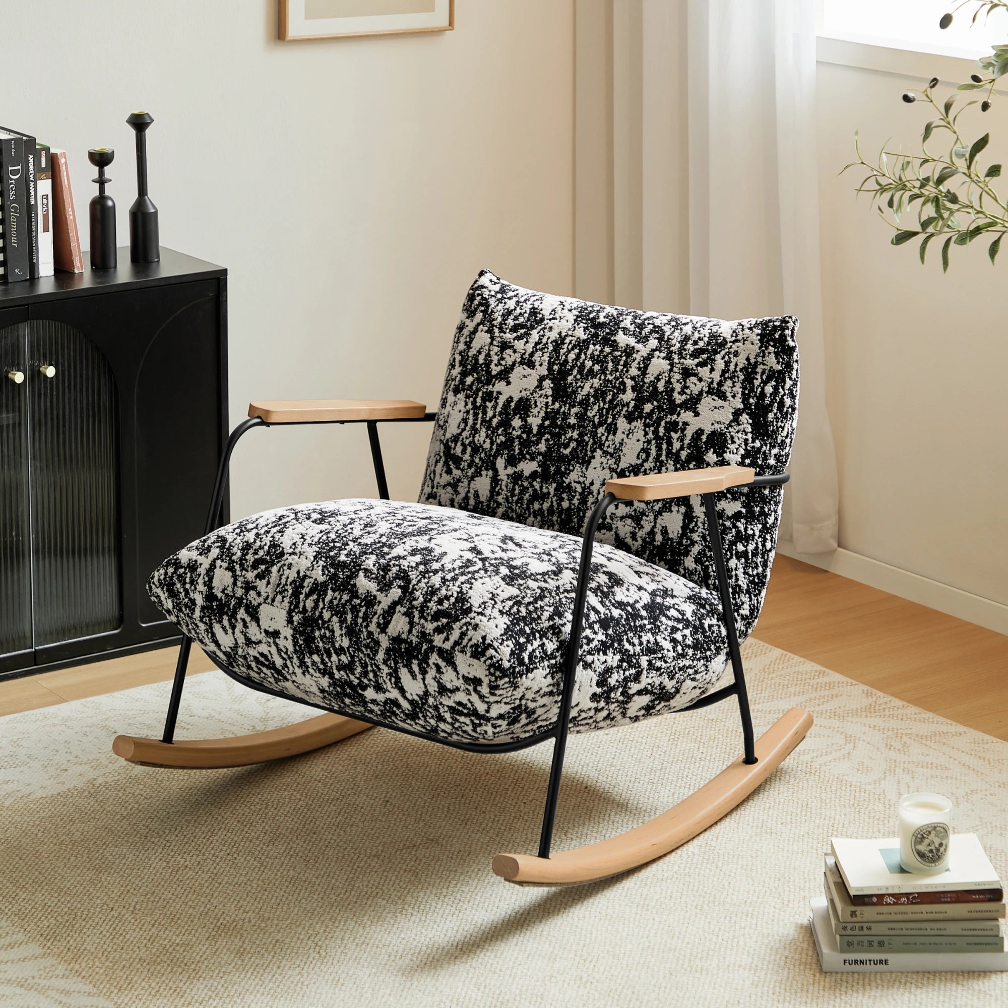 Linspire Dermot Rocking Chair, Multi-Colour