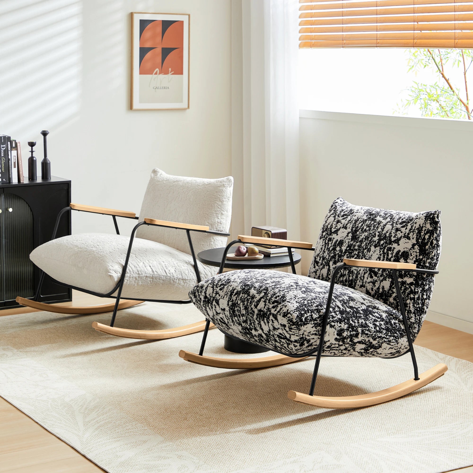 Linspire Dermot Rocking Chair, Multi-Colour