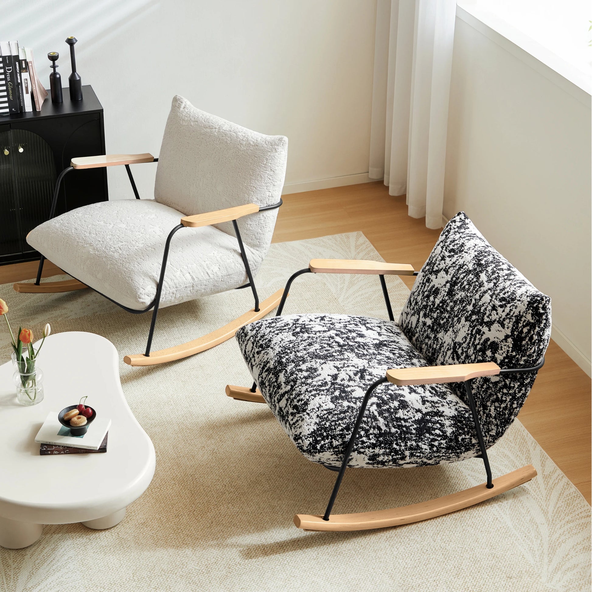 Linspire Dermot Rocking Chair, Multi-Colour