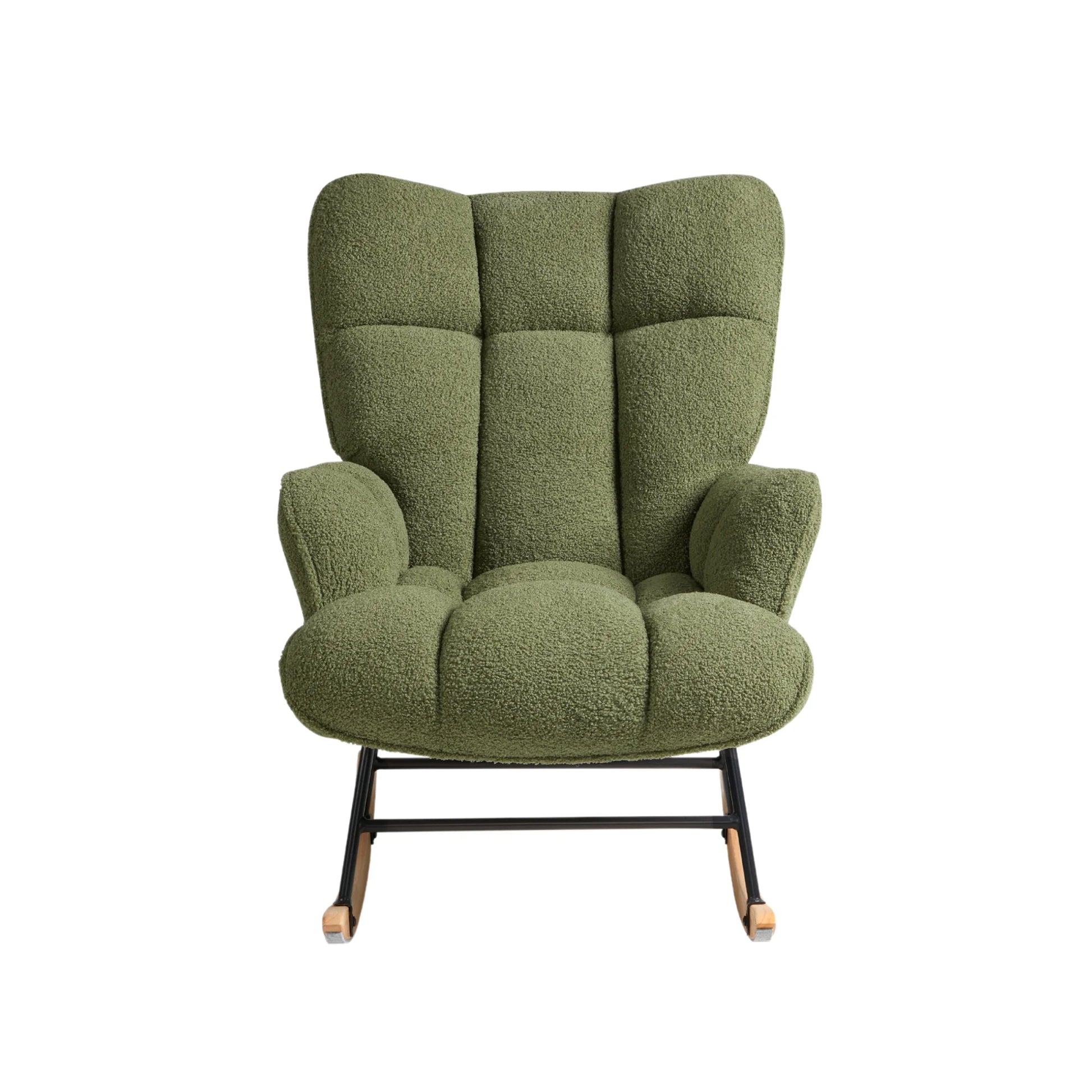 Linspire Evans Boucle Rocking Chair, Green