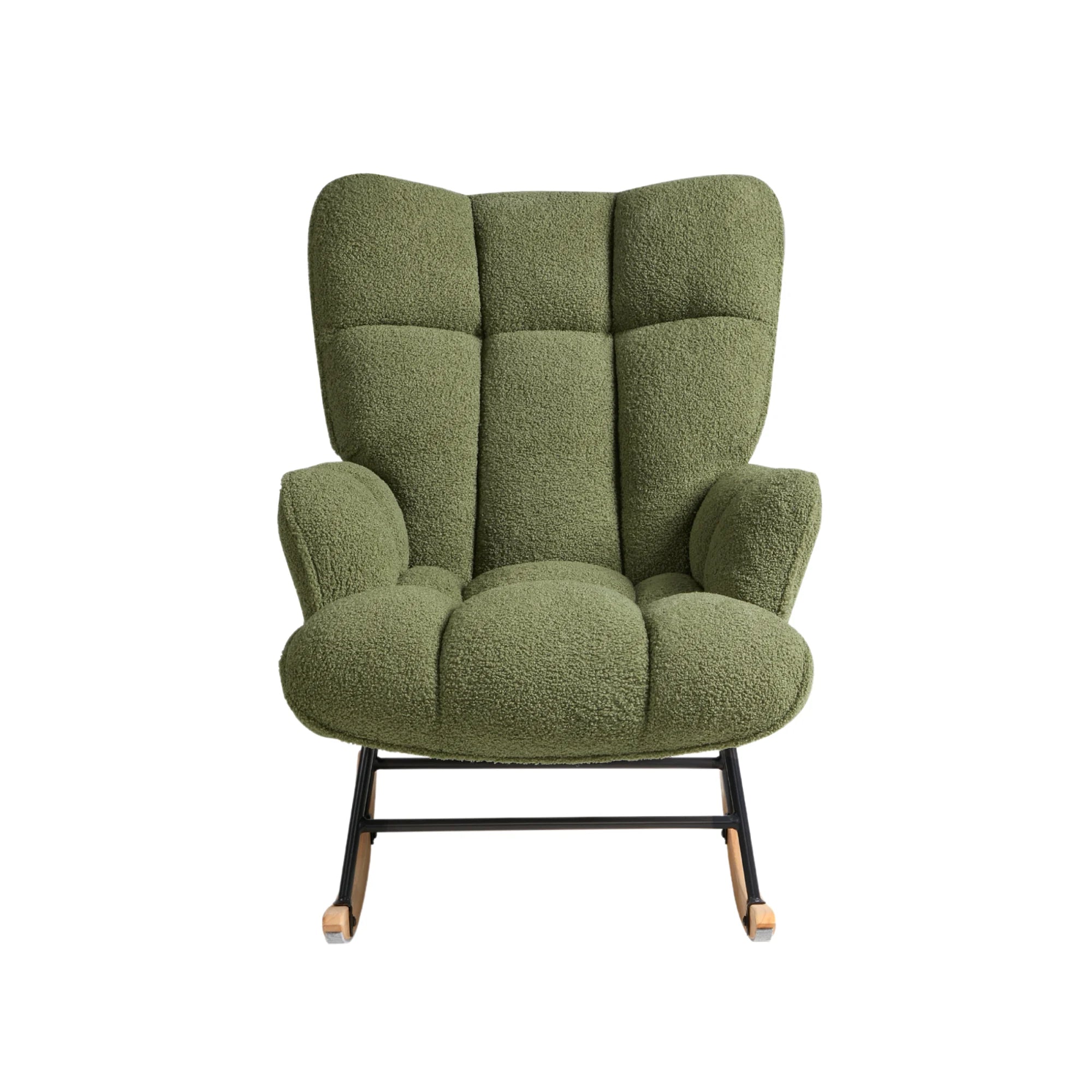 Linspire Evans Boucle Rocking Chair, Green