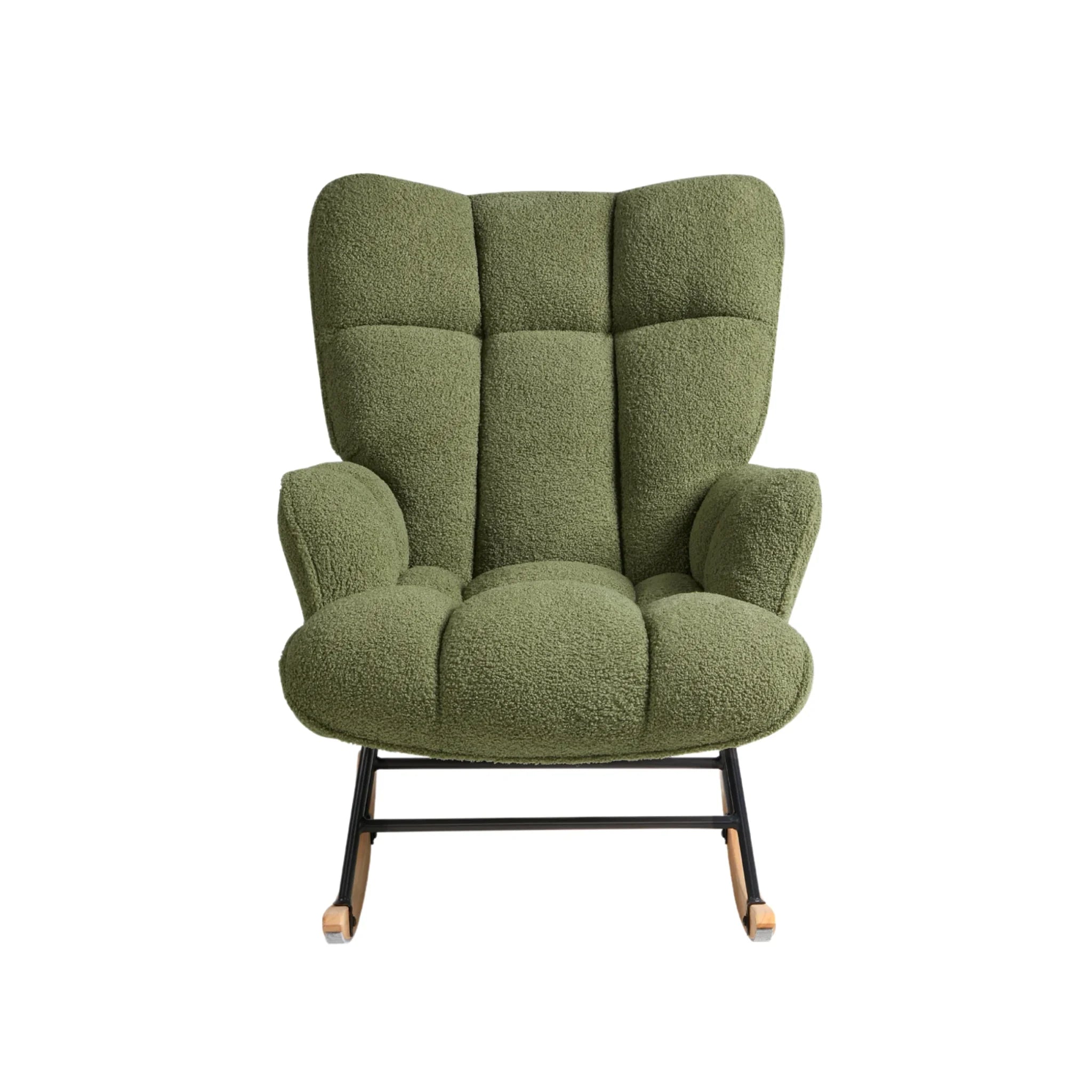 Linspire Evans Boucle Rocking Chair, Green