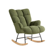 Linspire Evans Boucle Rocking Chair, Green