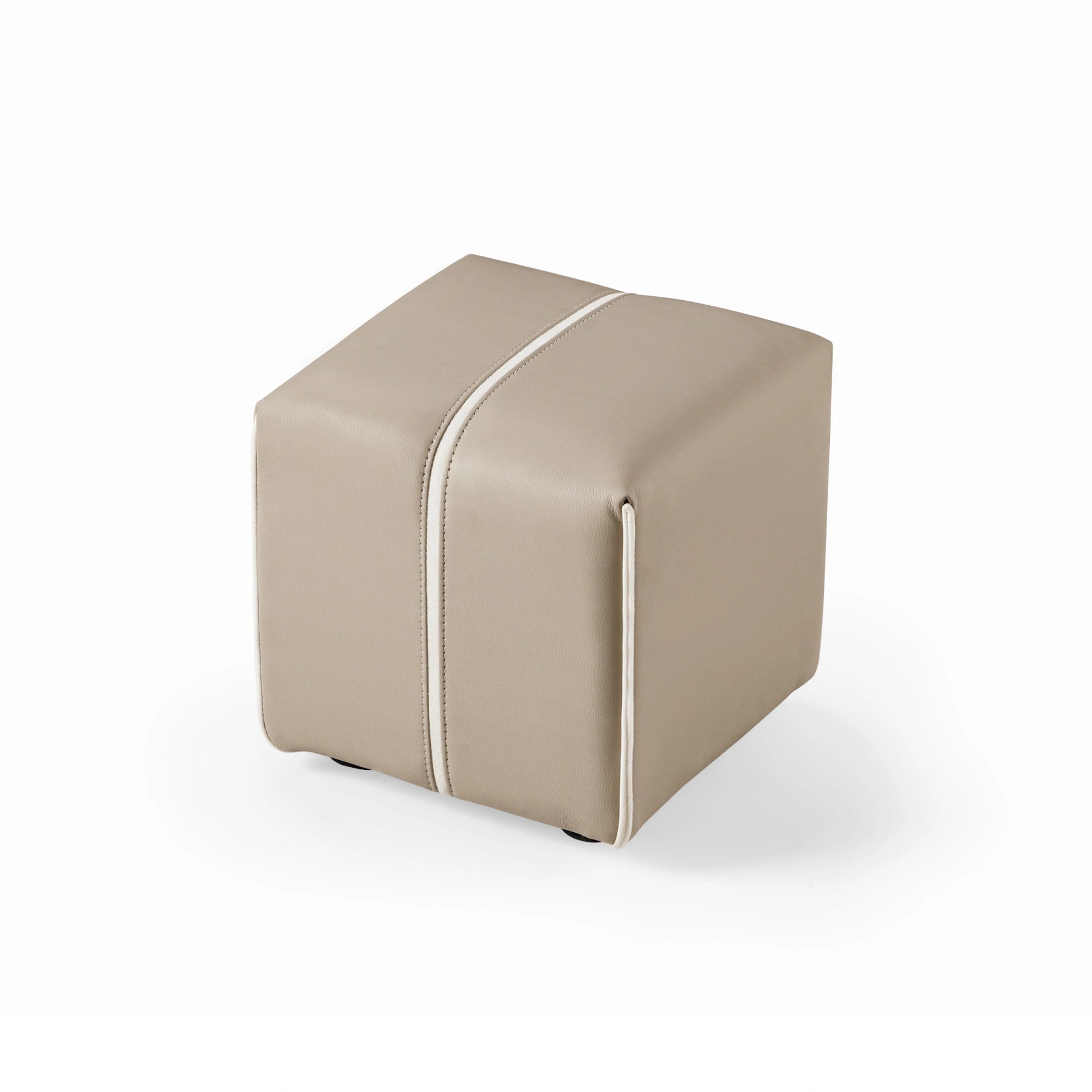 Linspire Hayden Leather Ottoman