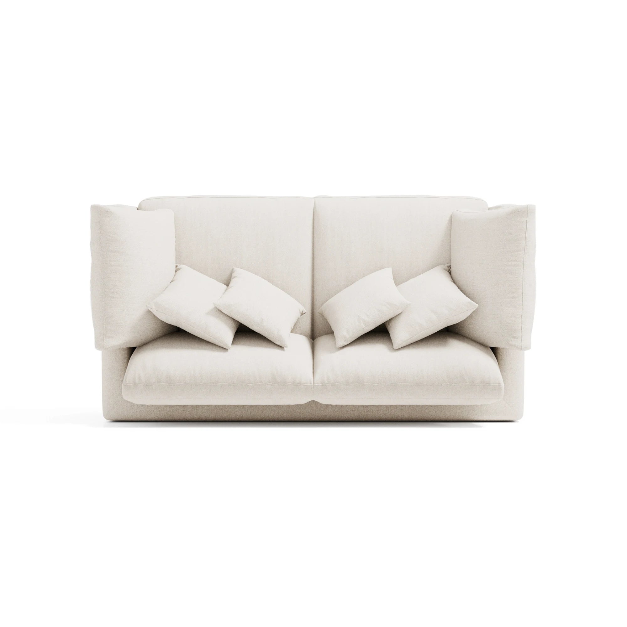 Linspire Neuer Chenille 3-Seater Sofa, Neutral White