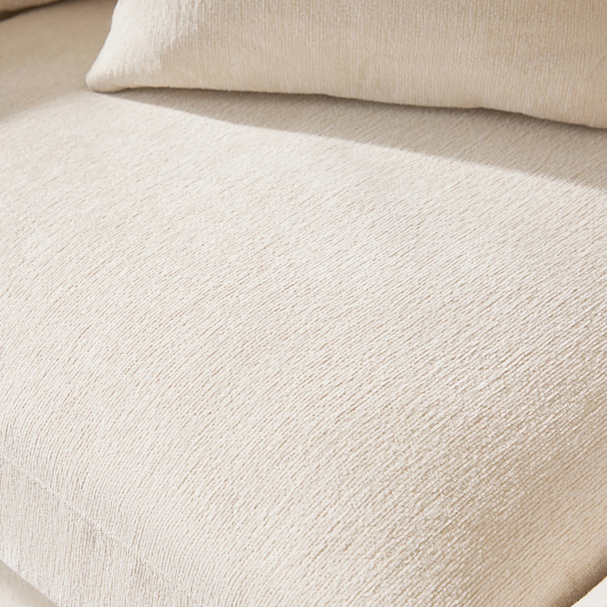Linspire Neuer Chenille 3-Seater Sofa, Neutral White