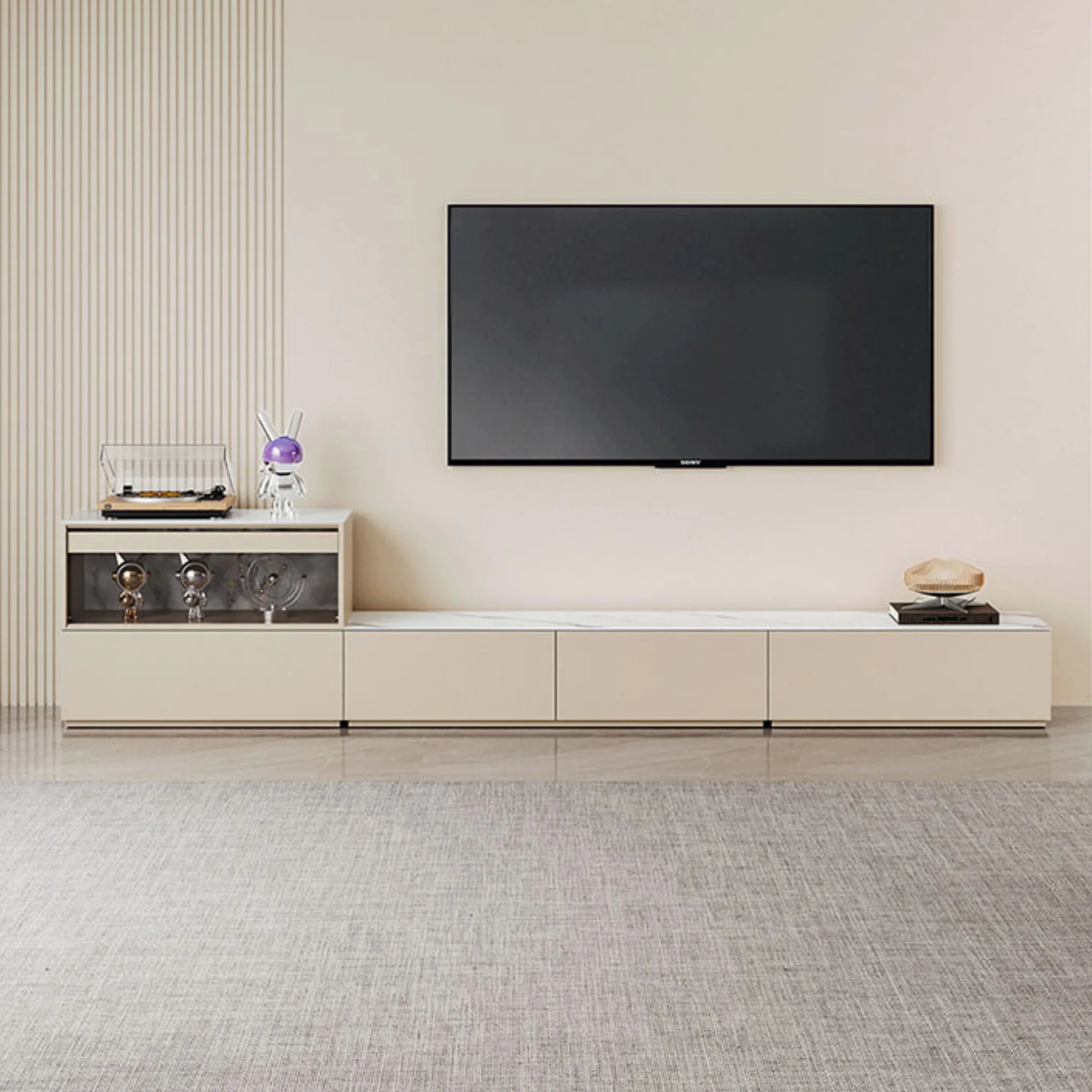 Linspire Vanko Sintered Stone Top Entertainment Unit, 200cm