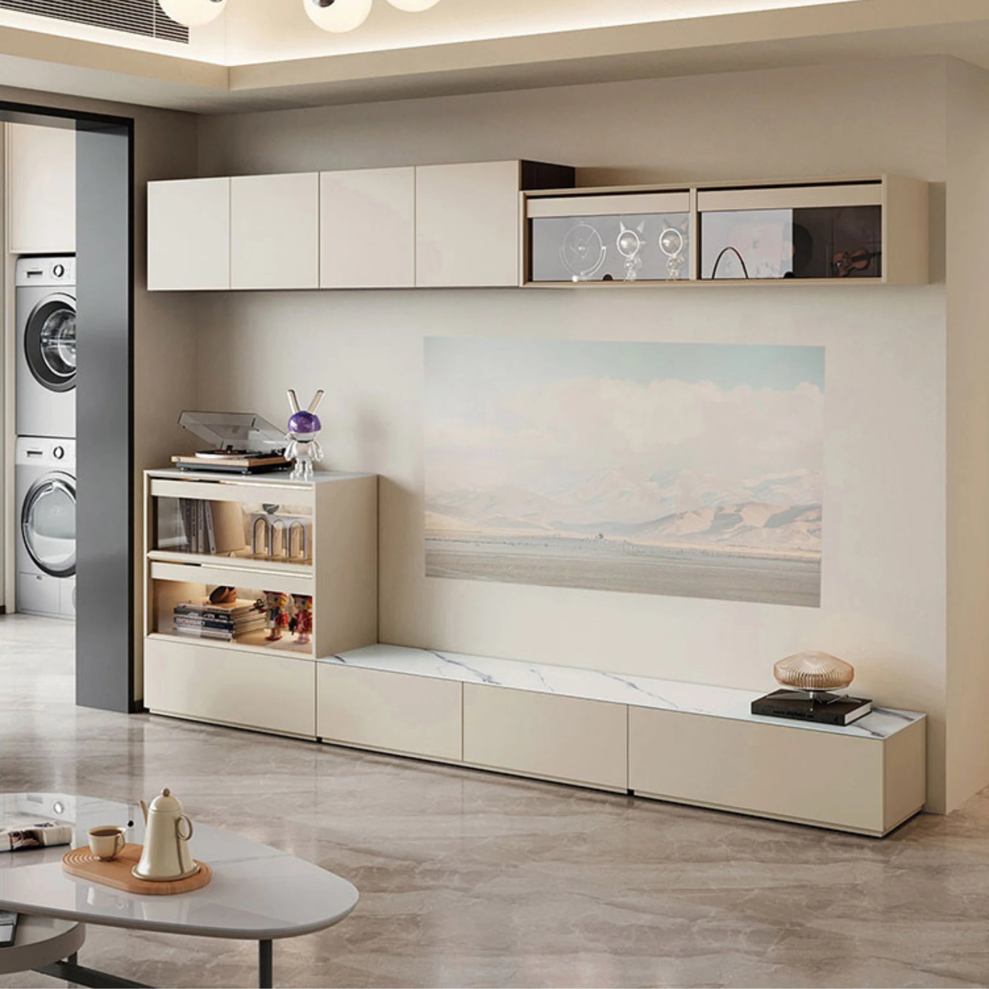 Linspire Vanko Sintered Stone Top Entertainment Unit, 200cm