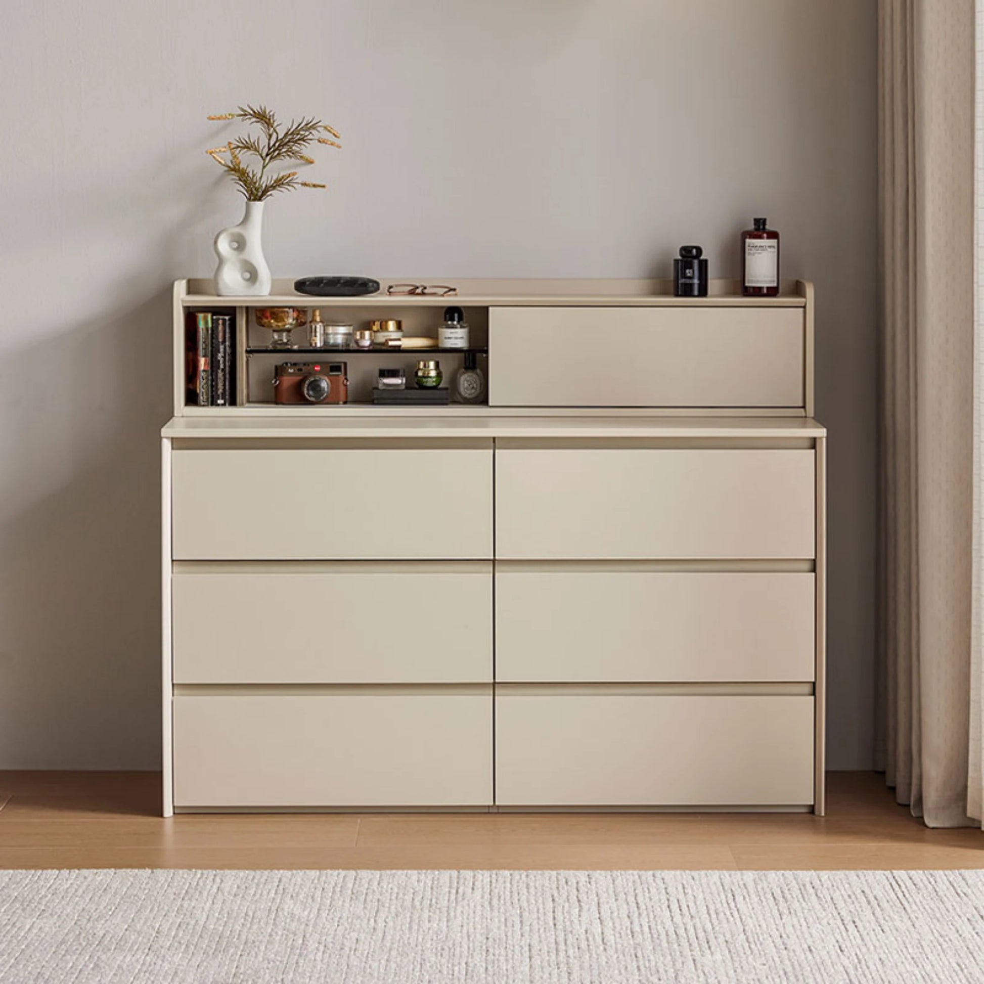 Linspire Vanko Chest of 6 Drawers with Add on Unit