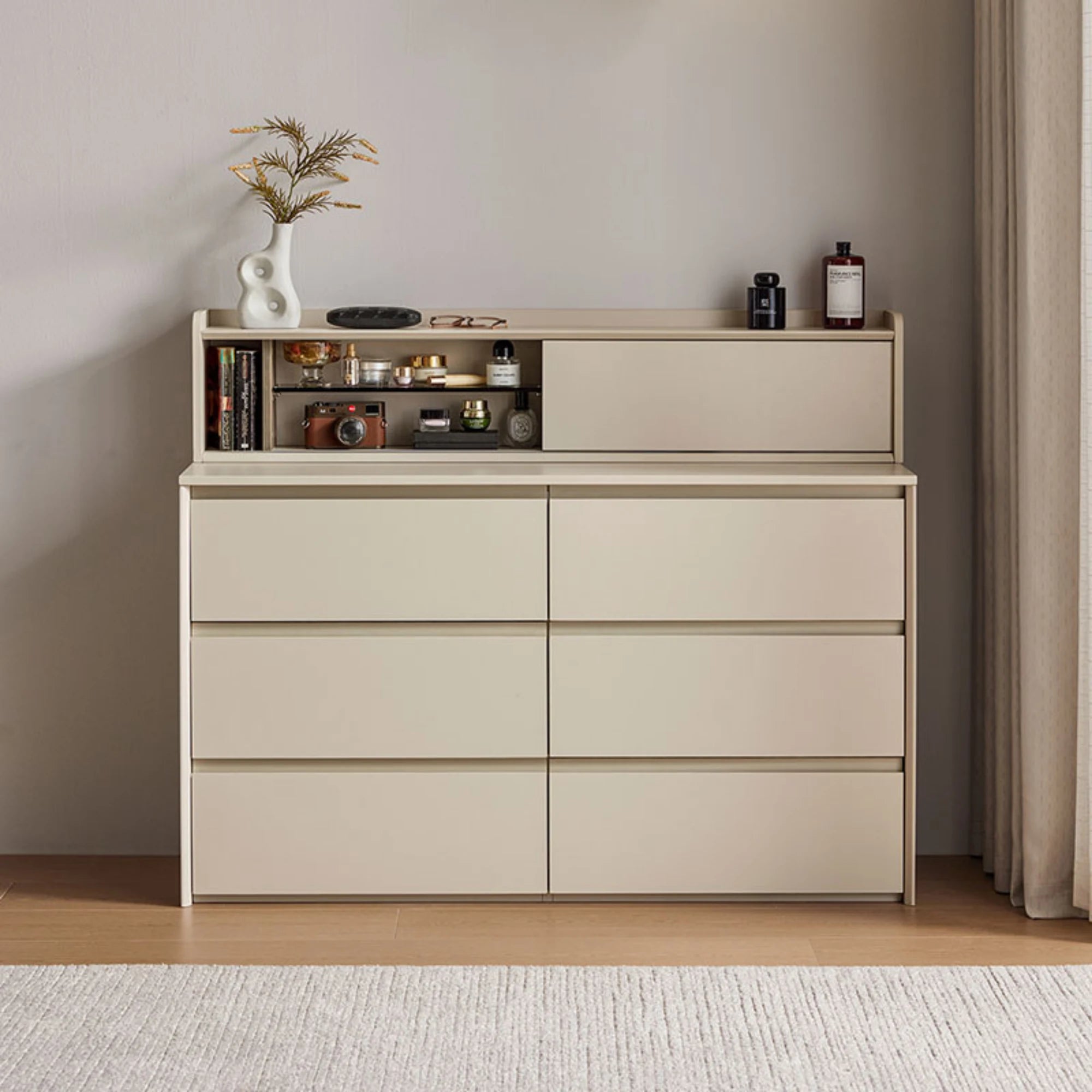 Linspire Vanko Chest of 6 Drawers with Add on Unit