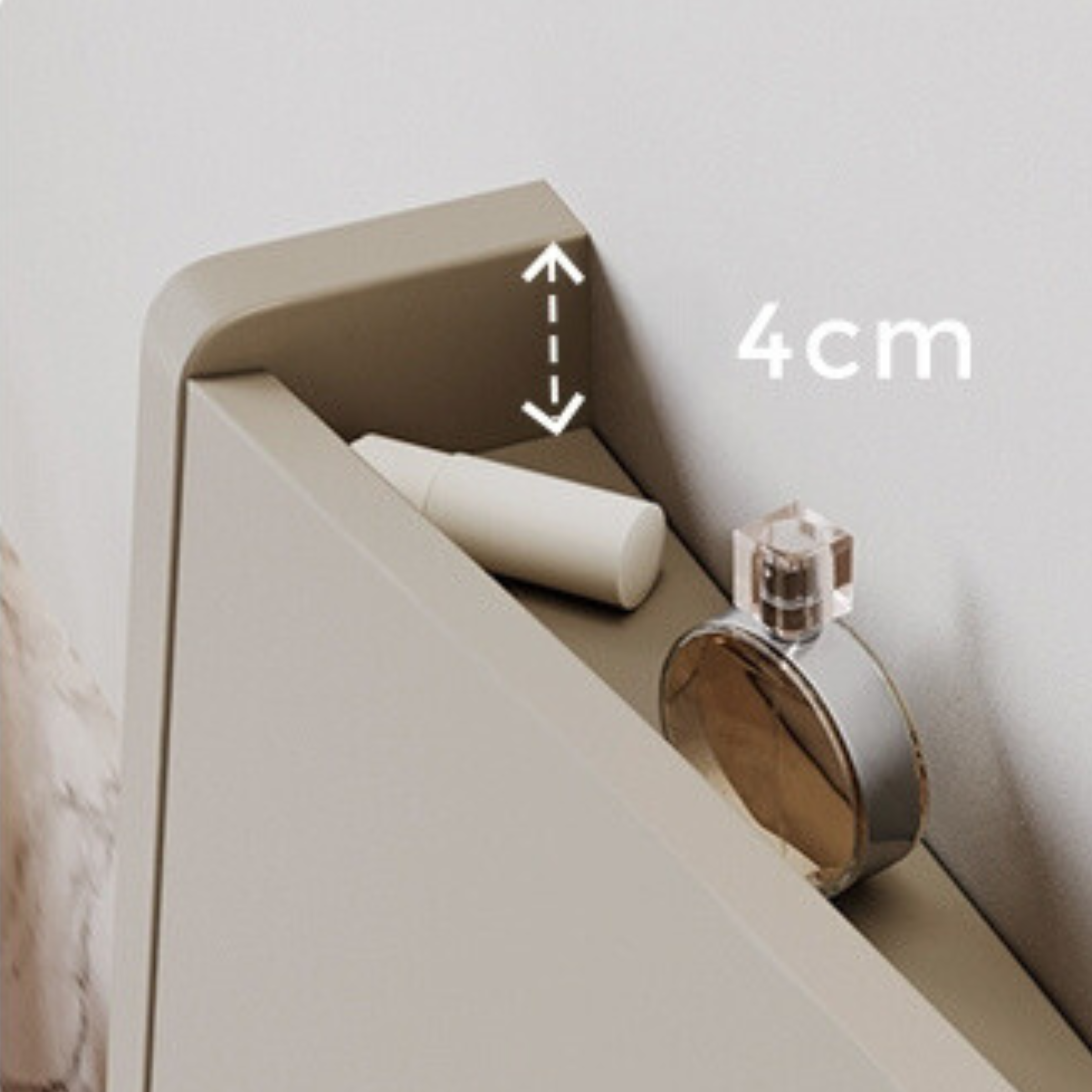 Linspire Vanko Global Queen Bed Frame & Bedside Table Set