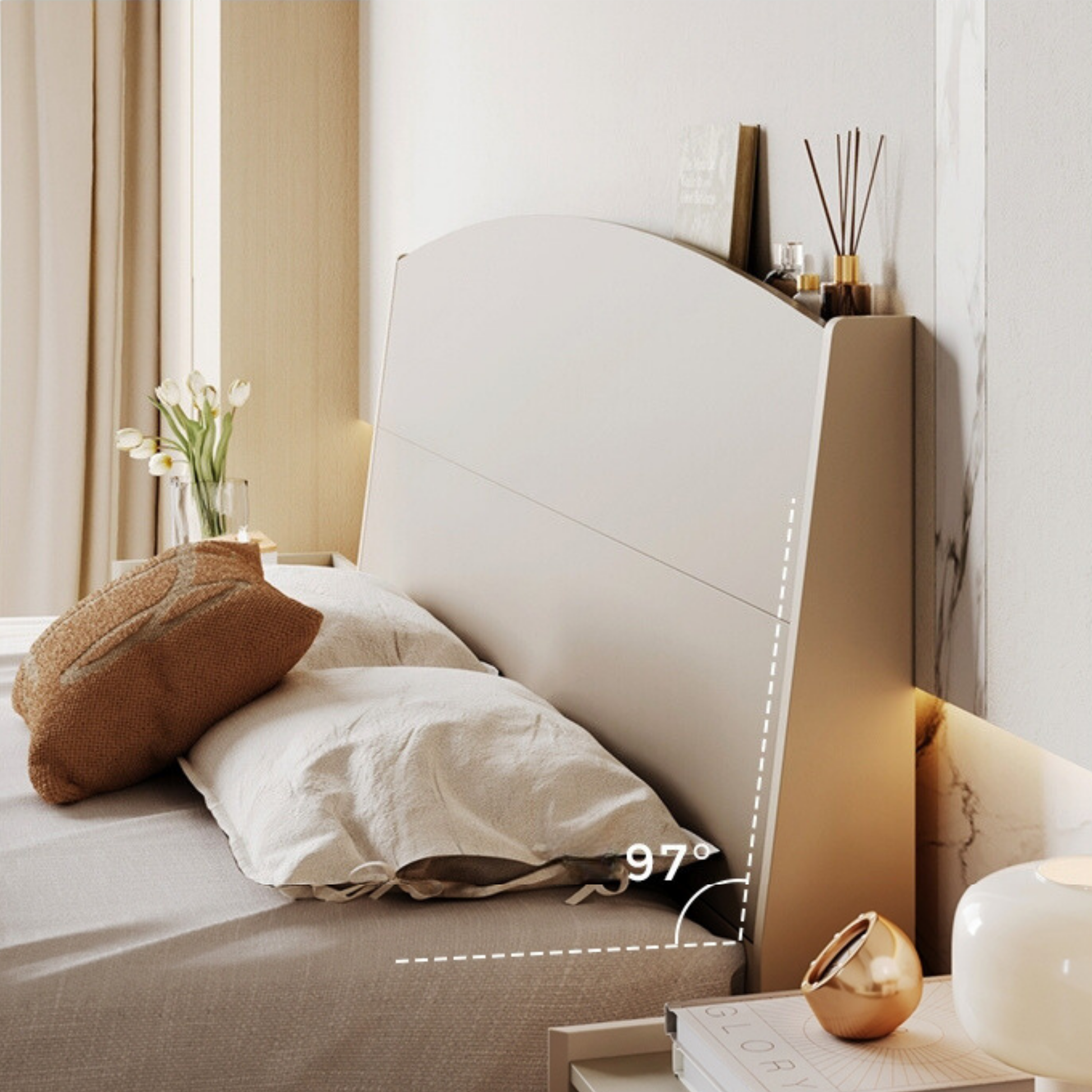 Linspire Vanko NZ Super King Bed Frame & Bedside Table Set