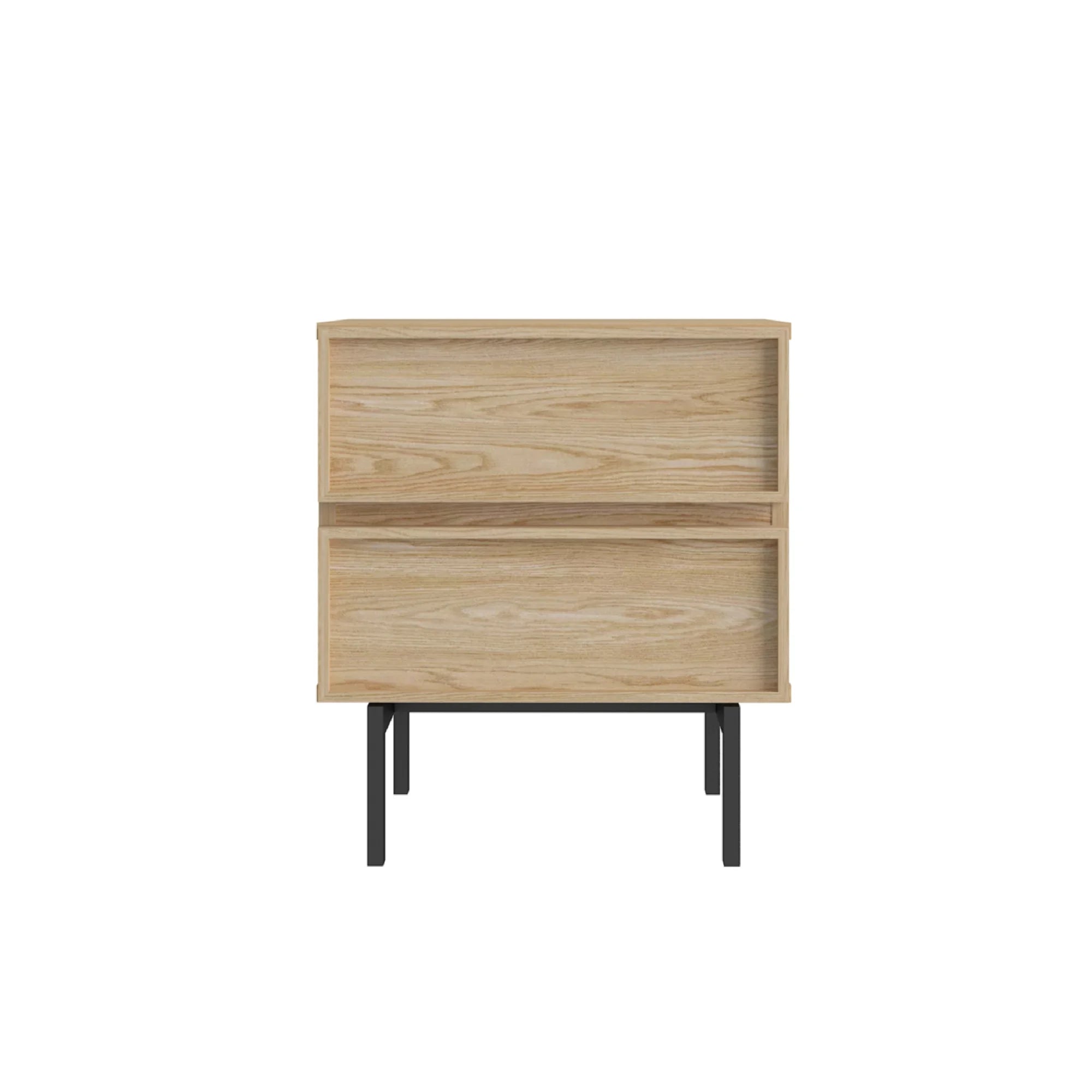 Loft Nora Bedside Table, Natural Wood