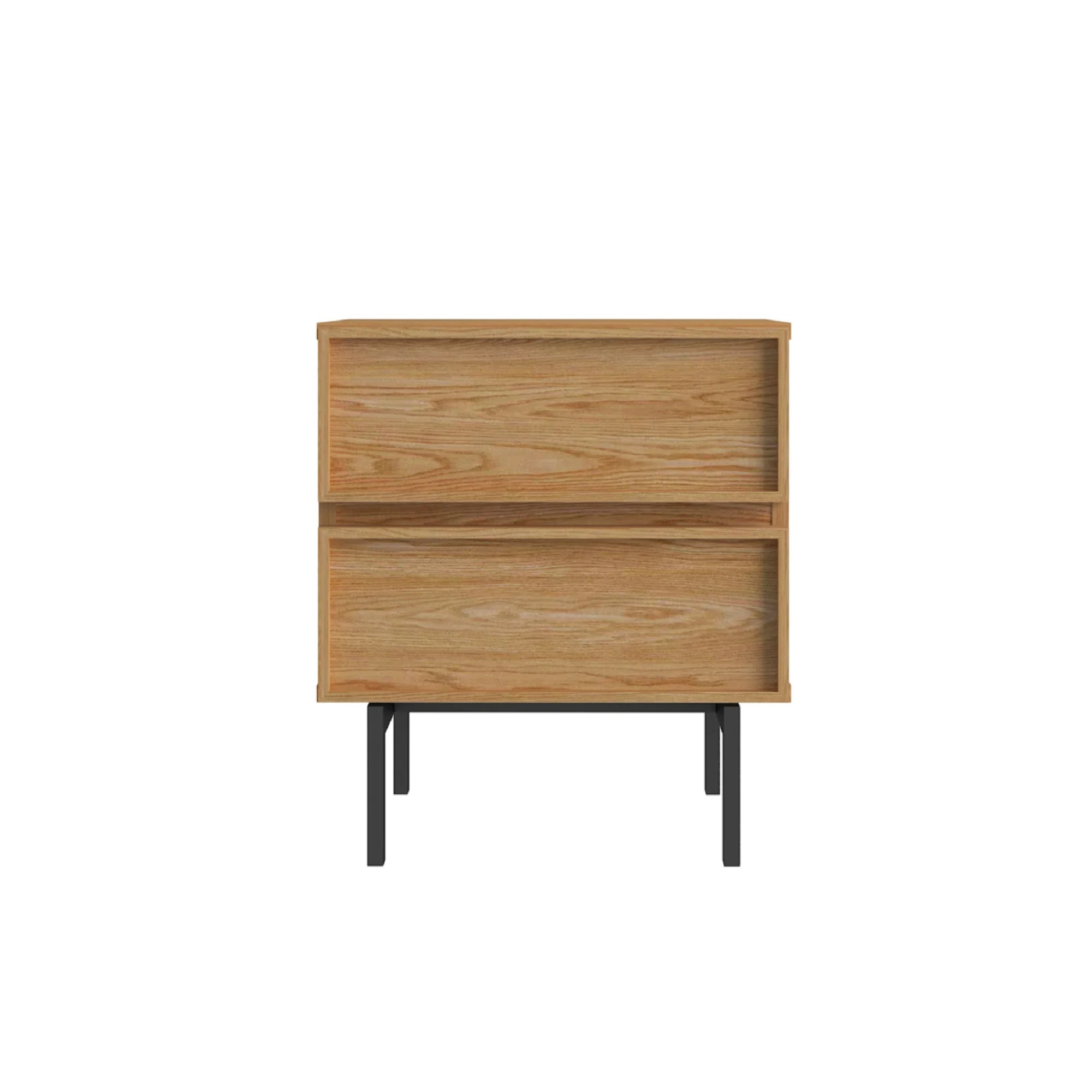 Loft Nora Bedside Table, Natural Wood