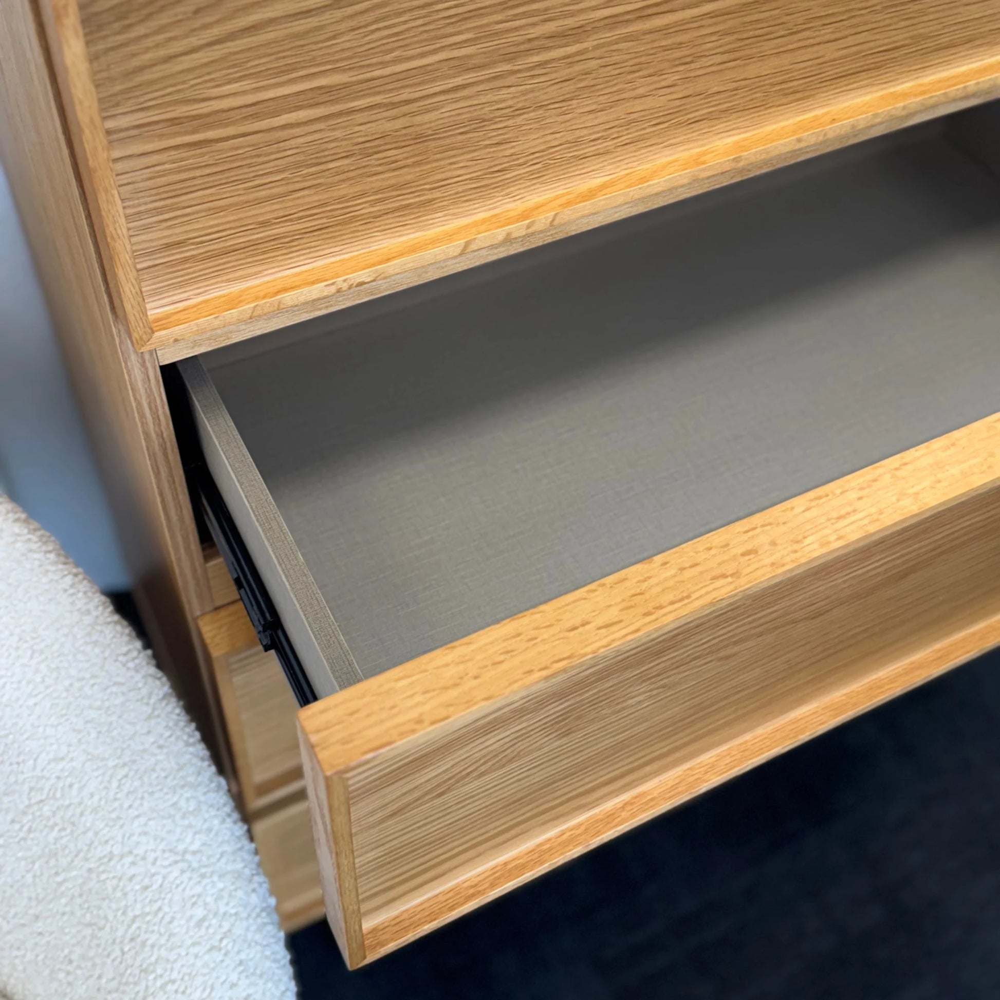 Loft Nora Entertainment Unit, 120cm, Natural Wood