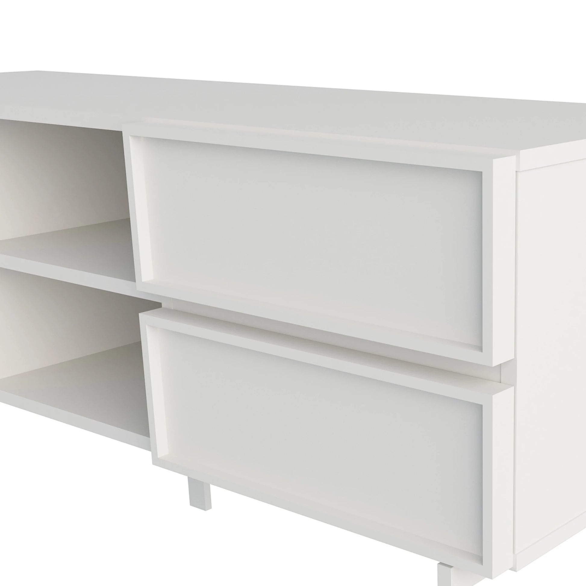 Loft Nora Entertainment Unit, 120cm, Light Grey