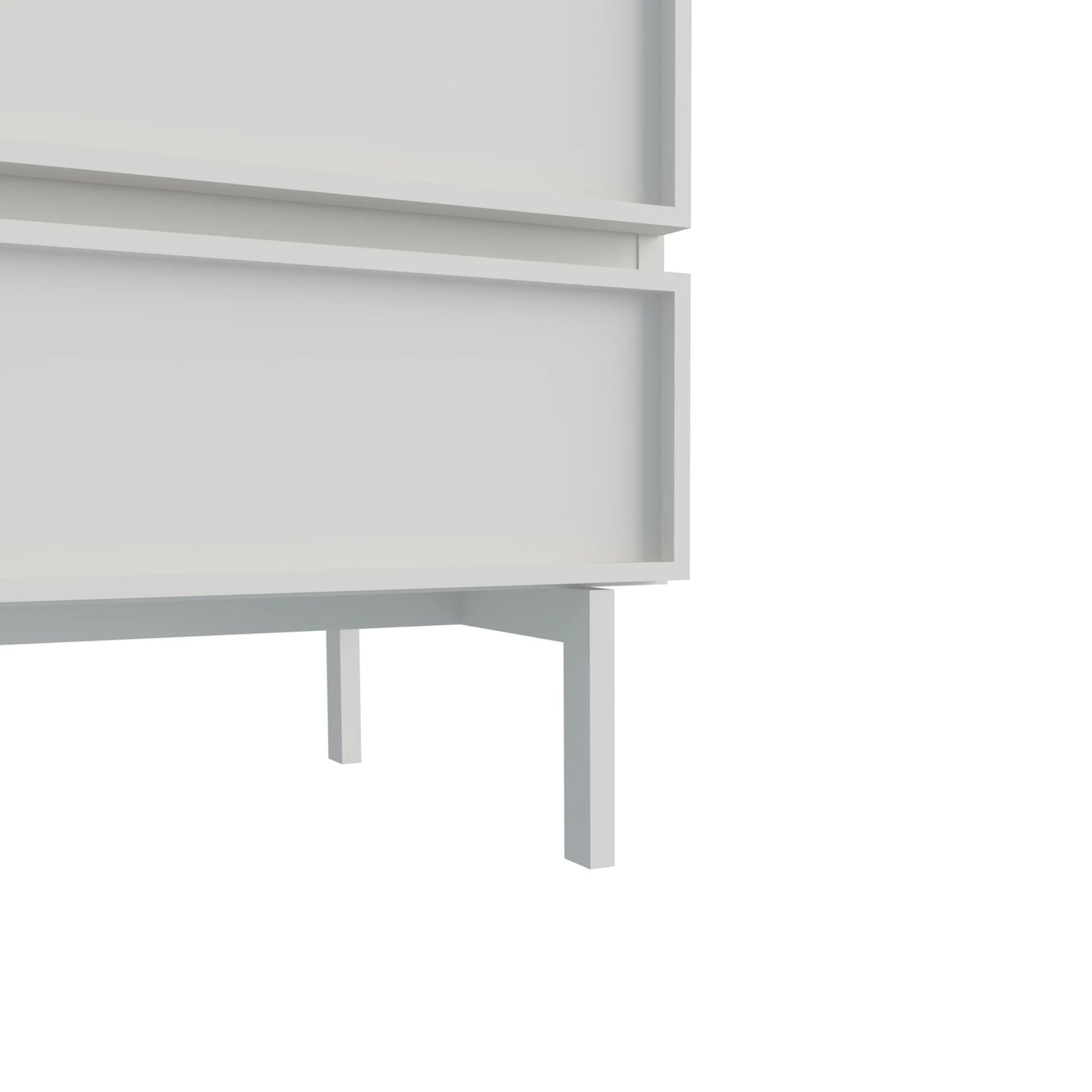 Loft Nora Entertainment Unit, 120cm, Light Grey