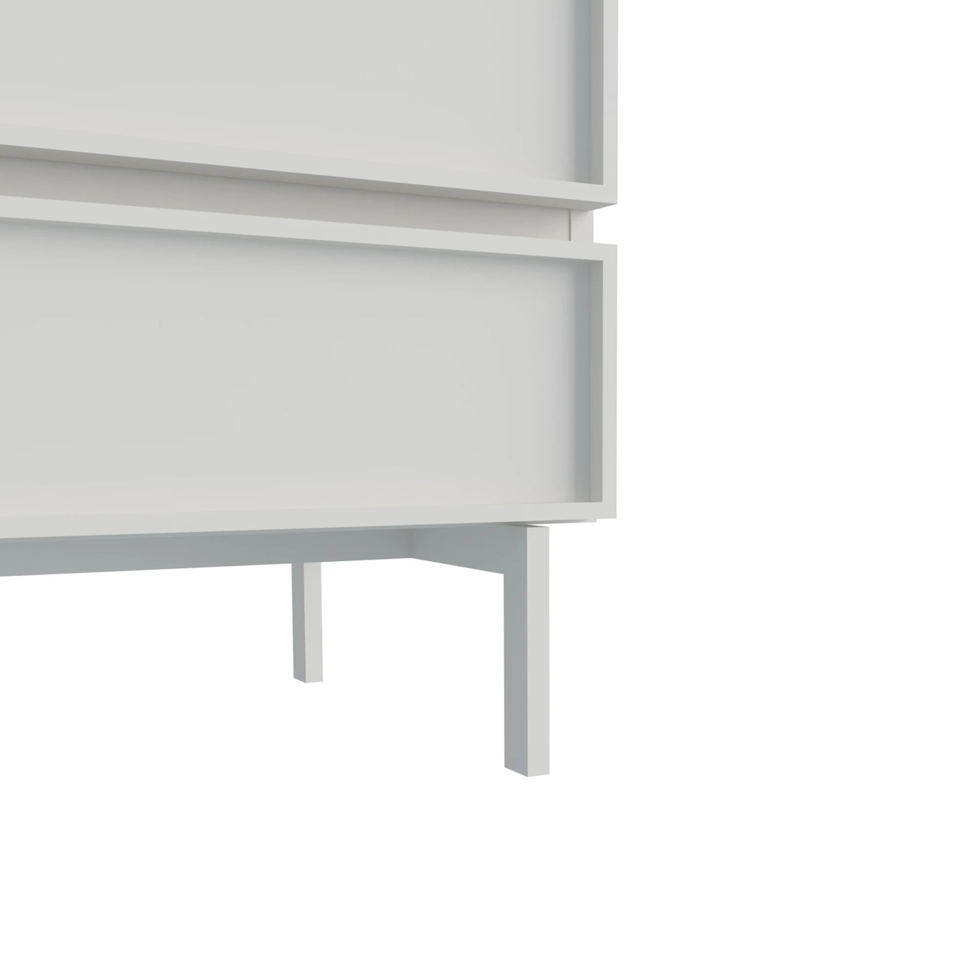 Loft Nora Entertainment Unit, 120cm, Light Grey