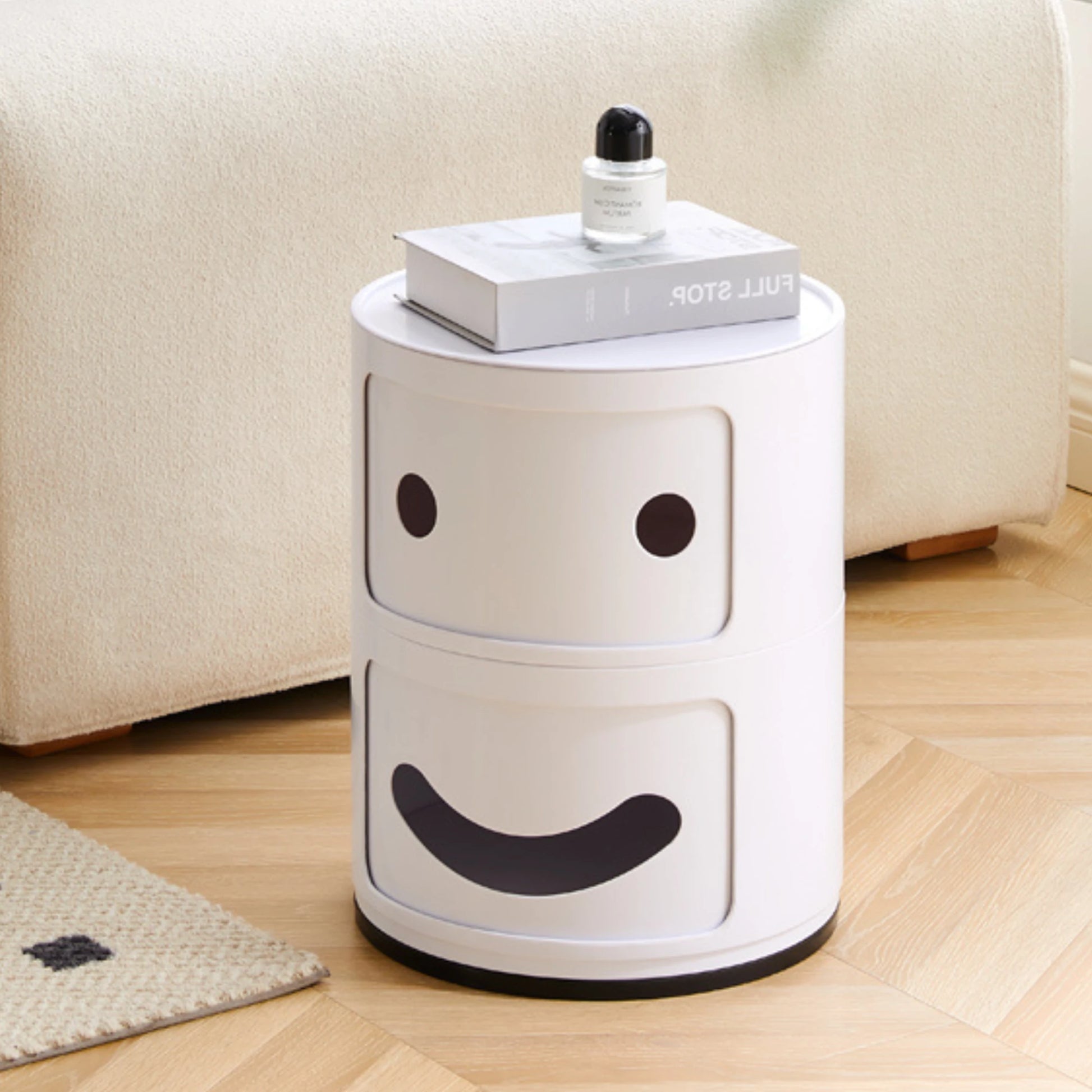 MODE Fabio Novembre Componibili 2 Tier Smile Storage Unit Replica, White