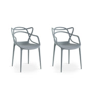 MODE Velo Stackable Dining Chair Replica, Set of 2