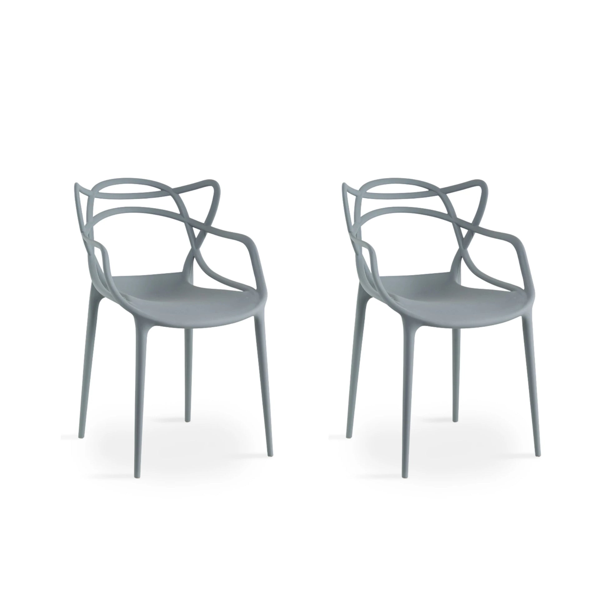 MODE Velo Stackable Dining Chair Replica, Set of 2
