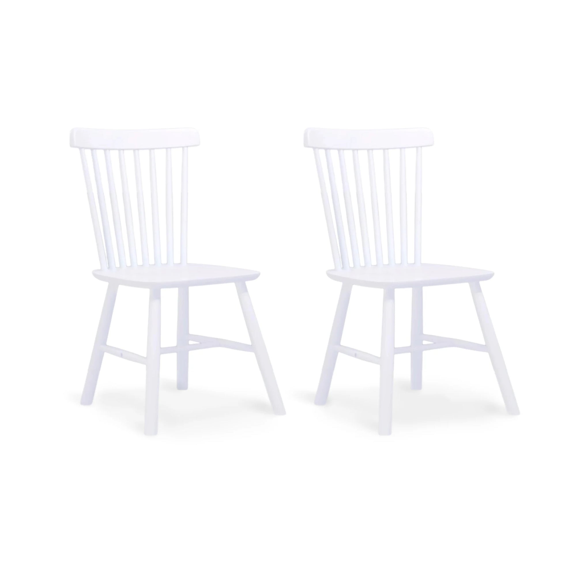 MODE Ton Ironica Dining Chair Replica, White, Set of 2