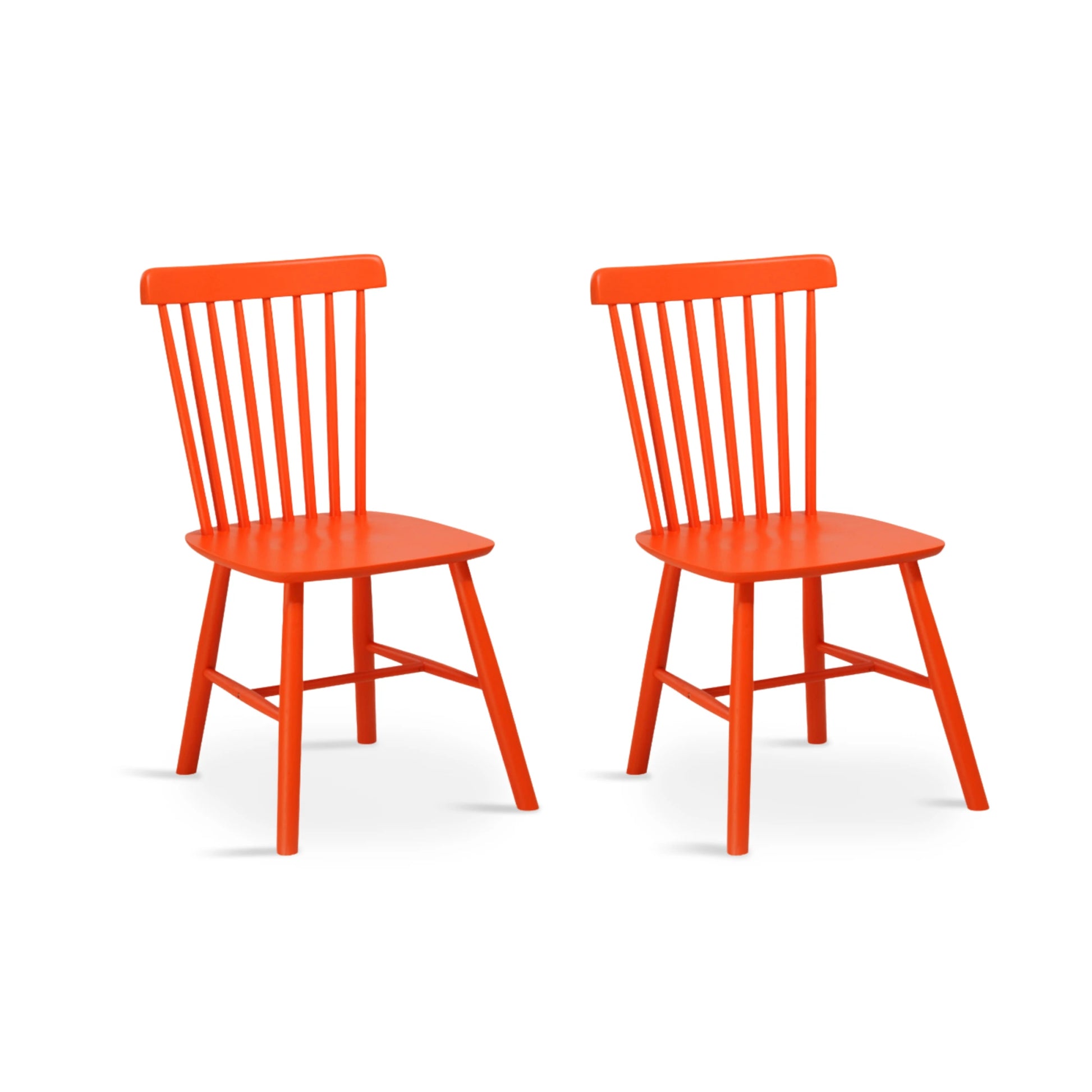 MODE Ton Ironica Dining Chair Replica, Orange, Set of 2