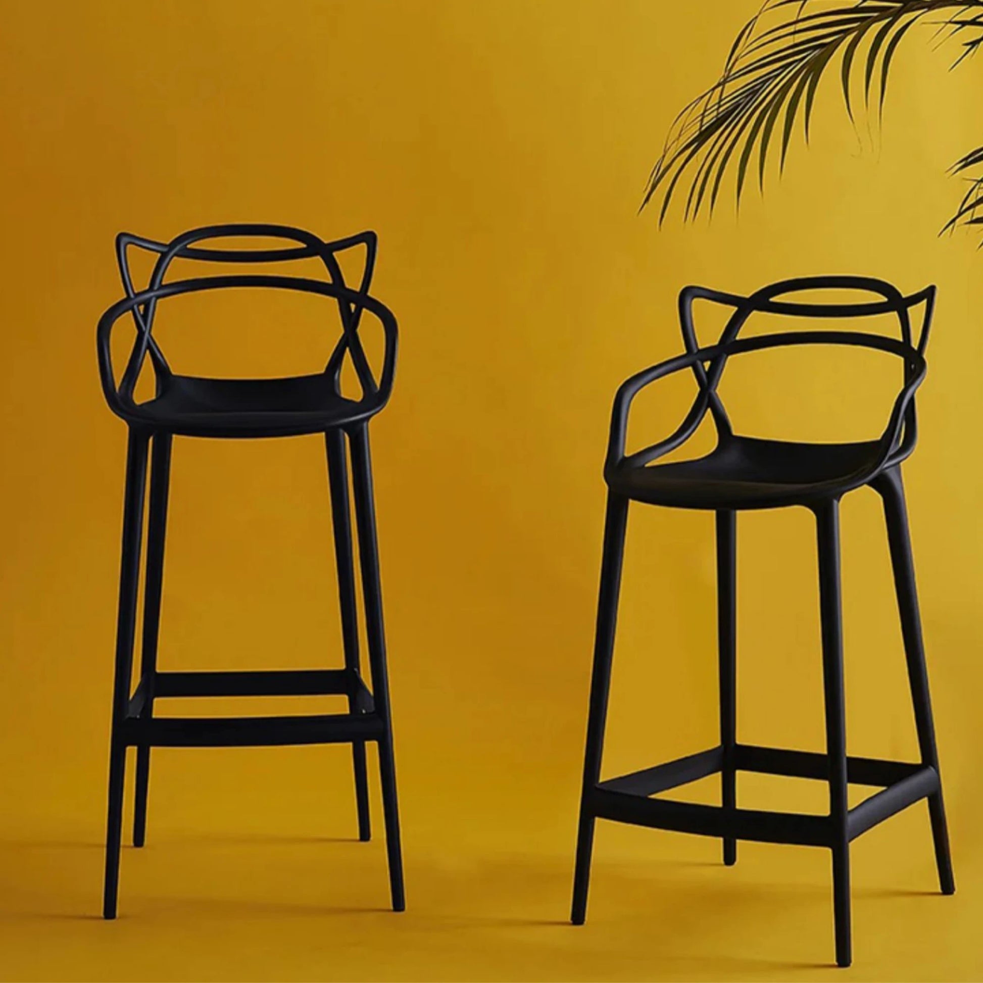 MODE Velo Stackable Stool Replica, Black