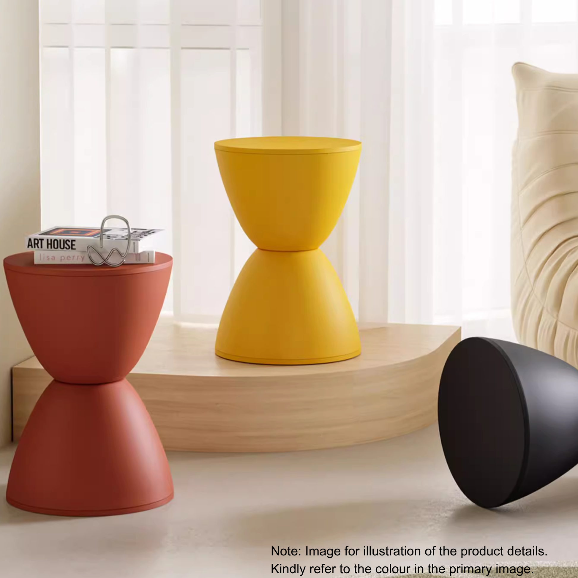 MODE Philippe Starck Prince Stool Replica, Red