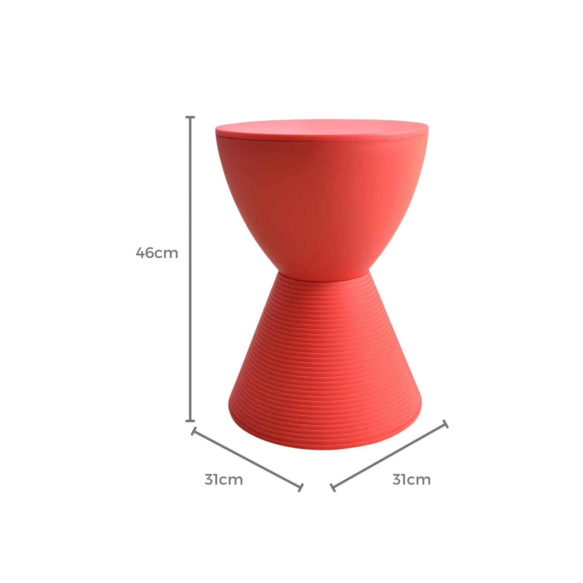 MODE Philippe Starck Prince Stool Replica, Red