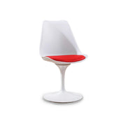MODE Eero Saarinen Tulip Chair Replica, Red & White