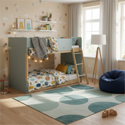 Boori Neat Kid NZ Single Bunk Bed, Blueberry