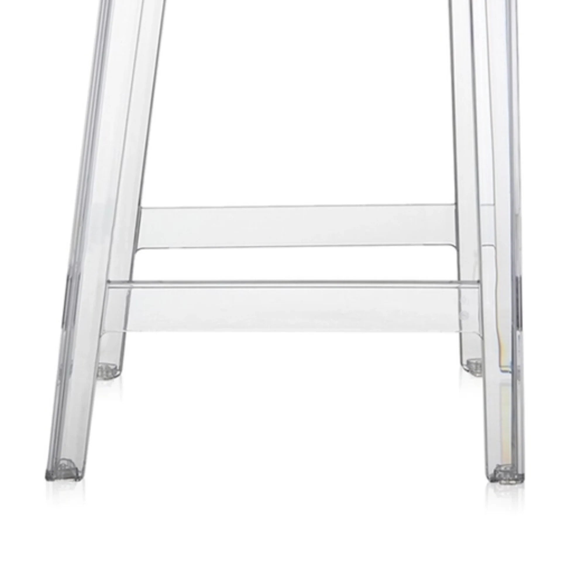 MODE Philippe Starck Victoria Ghost Bar Stool With Back Replica, Set of 2