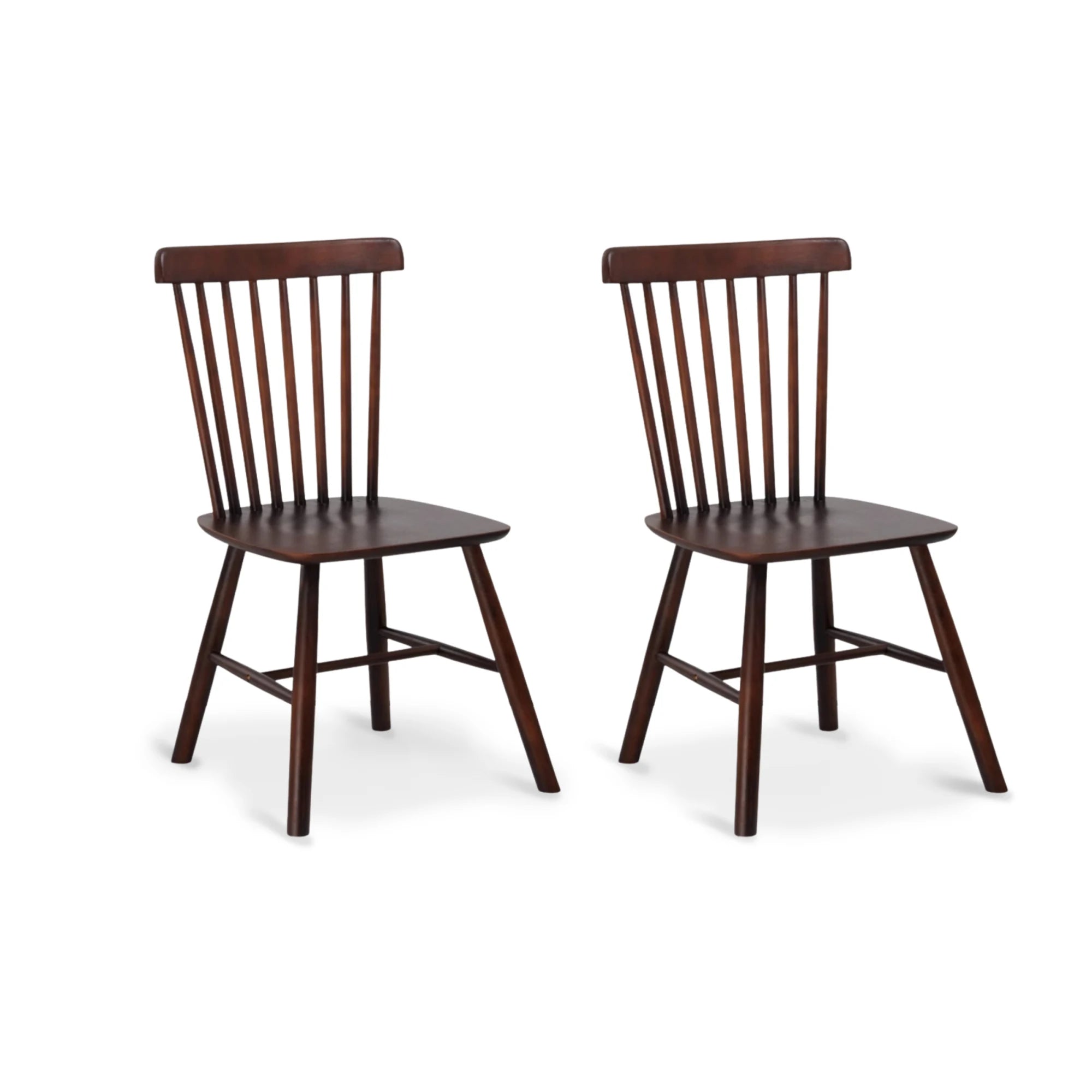MODE Ton Ironica Dining Chair Replica, Brown, Set of 2