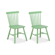 MODE Ton Ironica Dining Chair Replica, Green, Set of 2
