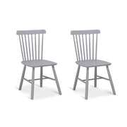 MODE Ton Ironica Dining Chair Replica, Grey, Set of 2