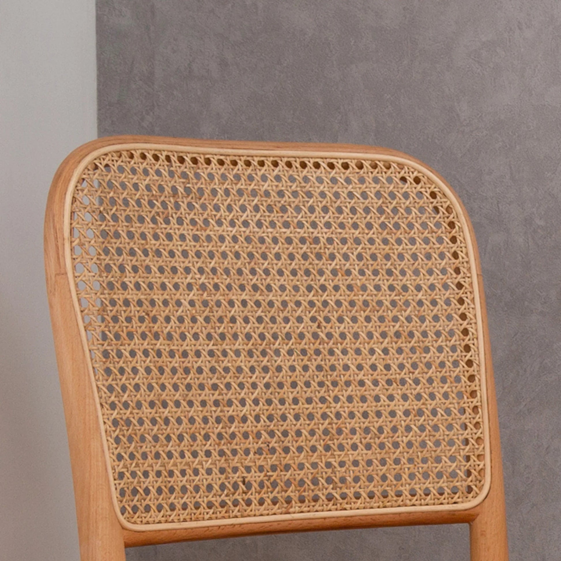 MODE Josef Hoffman No. 811 Dining Chair Replica, Natural Wood, Set of 2