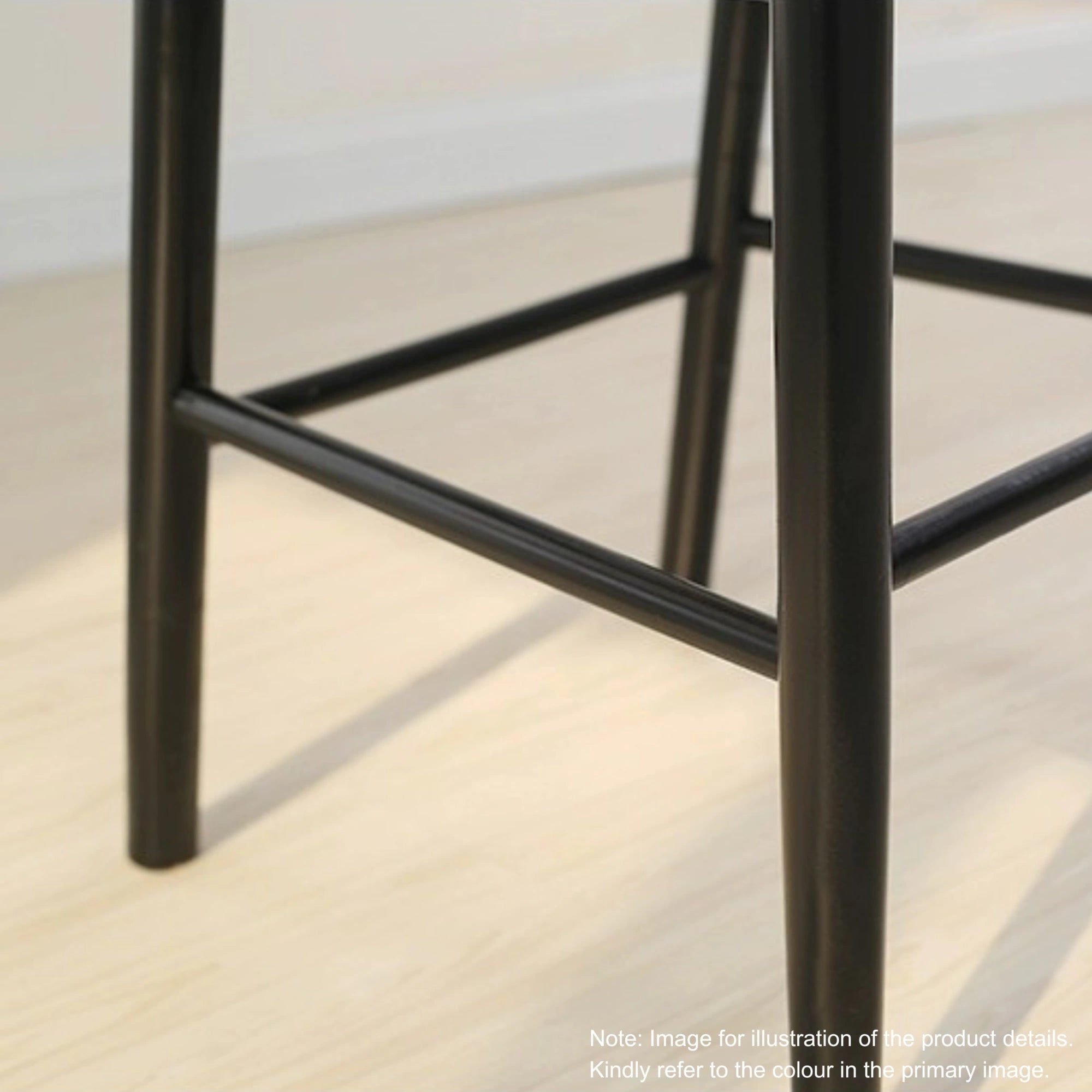 MODE Hans Wegner Wishbone Bar Stool Replica, Natural Wood, Set of 2
