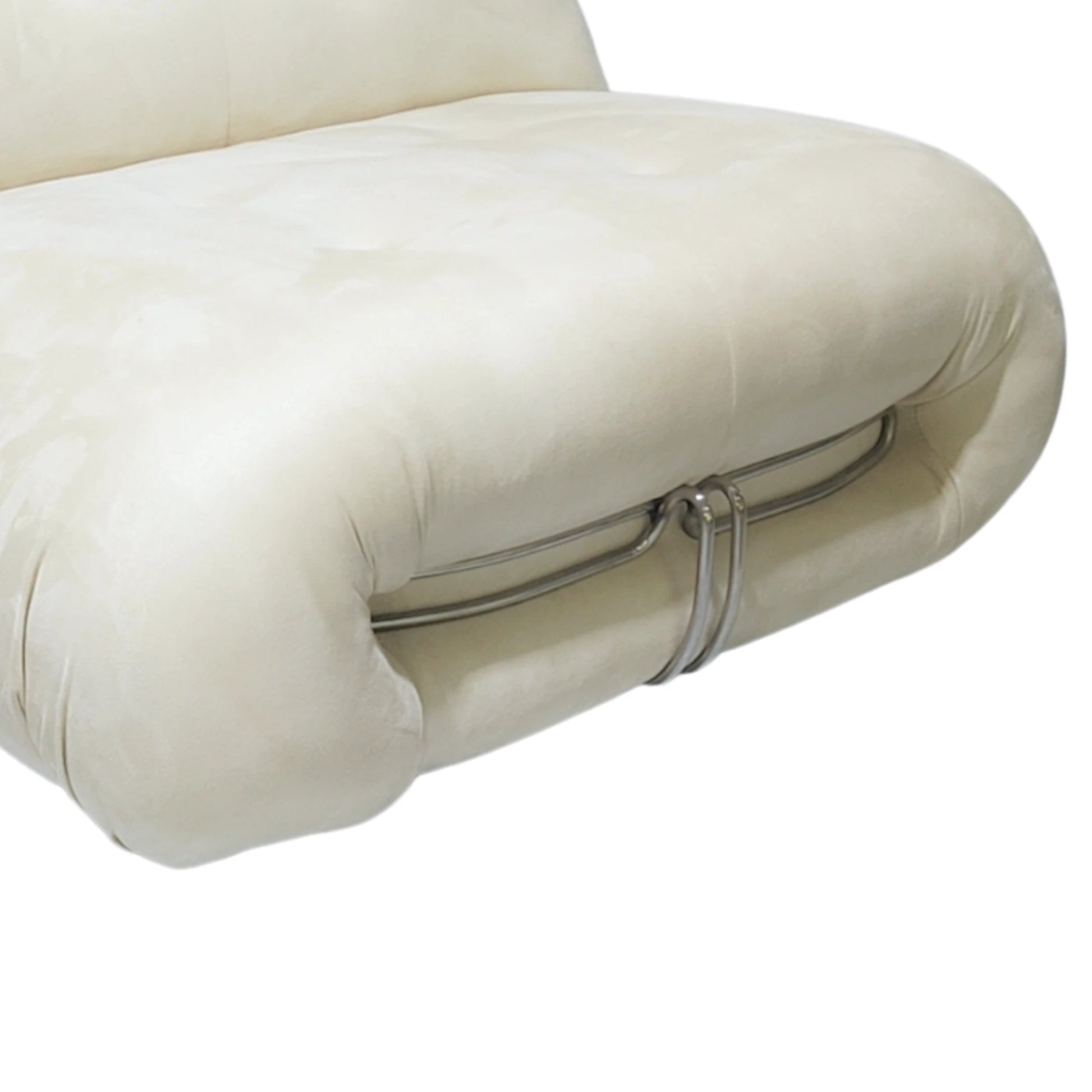 MODE Tobia Scarpa Soriana Lounge Chair Replica, 1-Seater, White