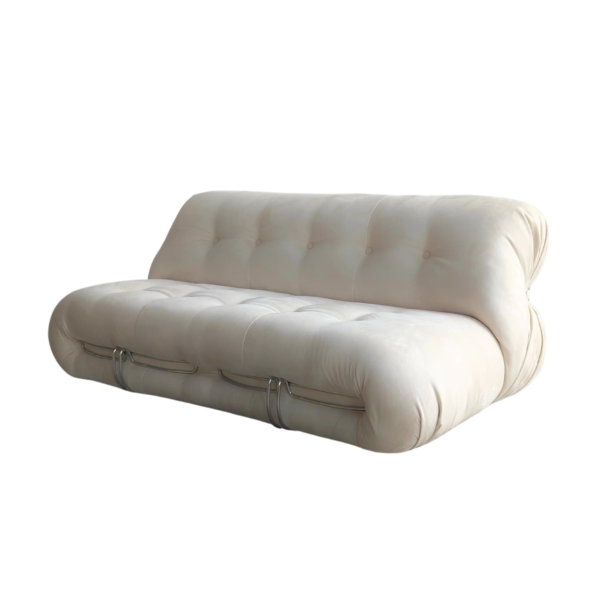 MODE Tobia Scarpa Soriana Sofa Replica, 3-Seater, White