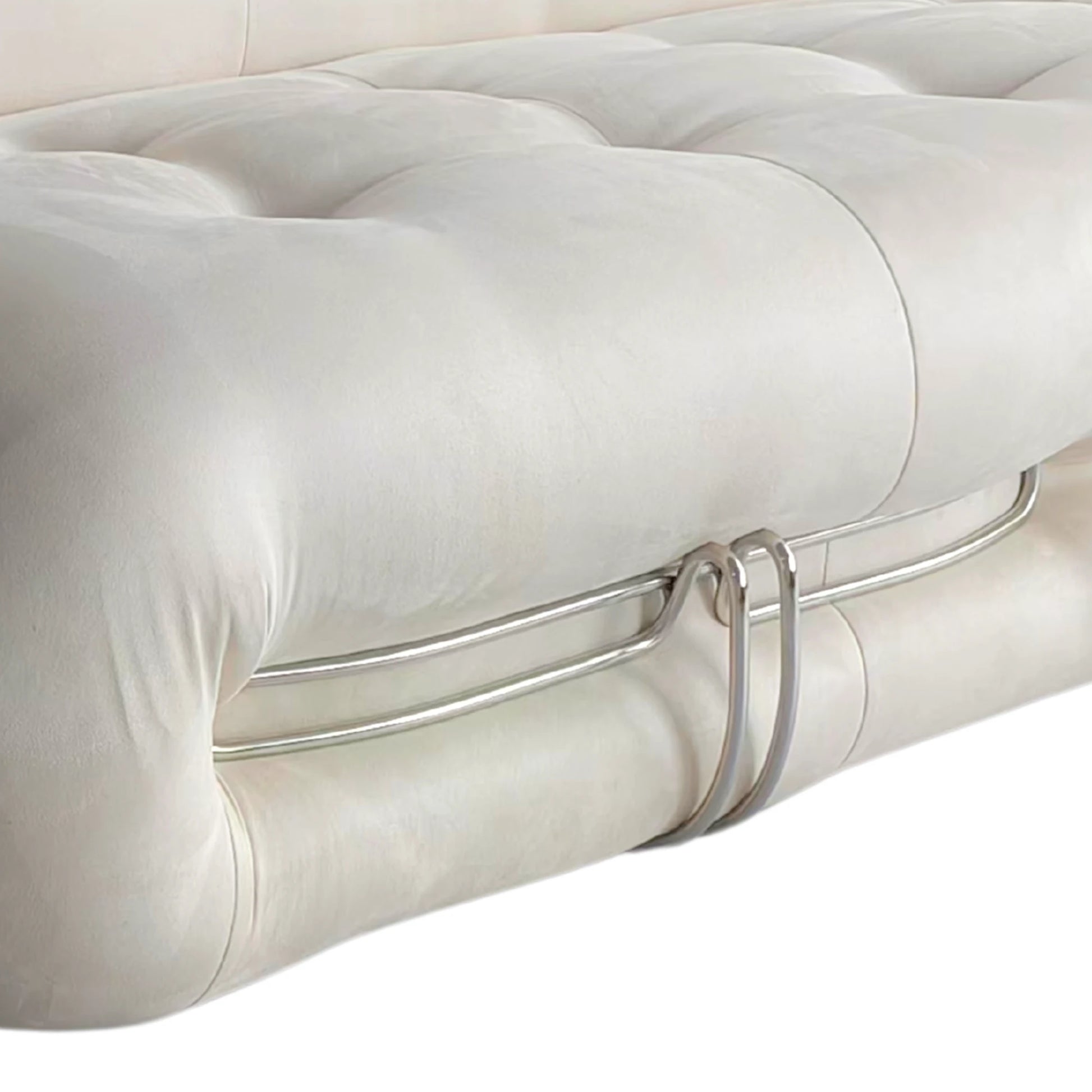 MODE Tobia Scarpa Soriana Sofa Replica, 3-Seater, White