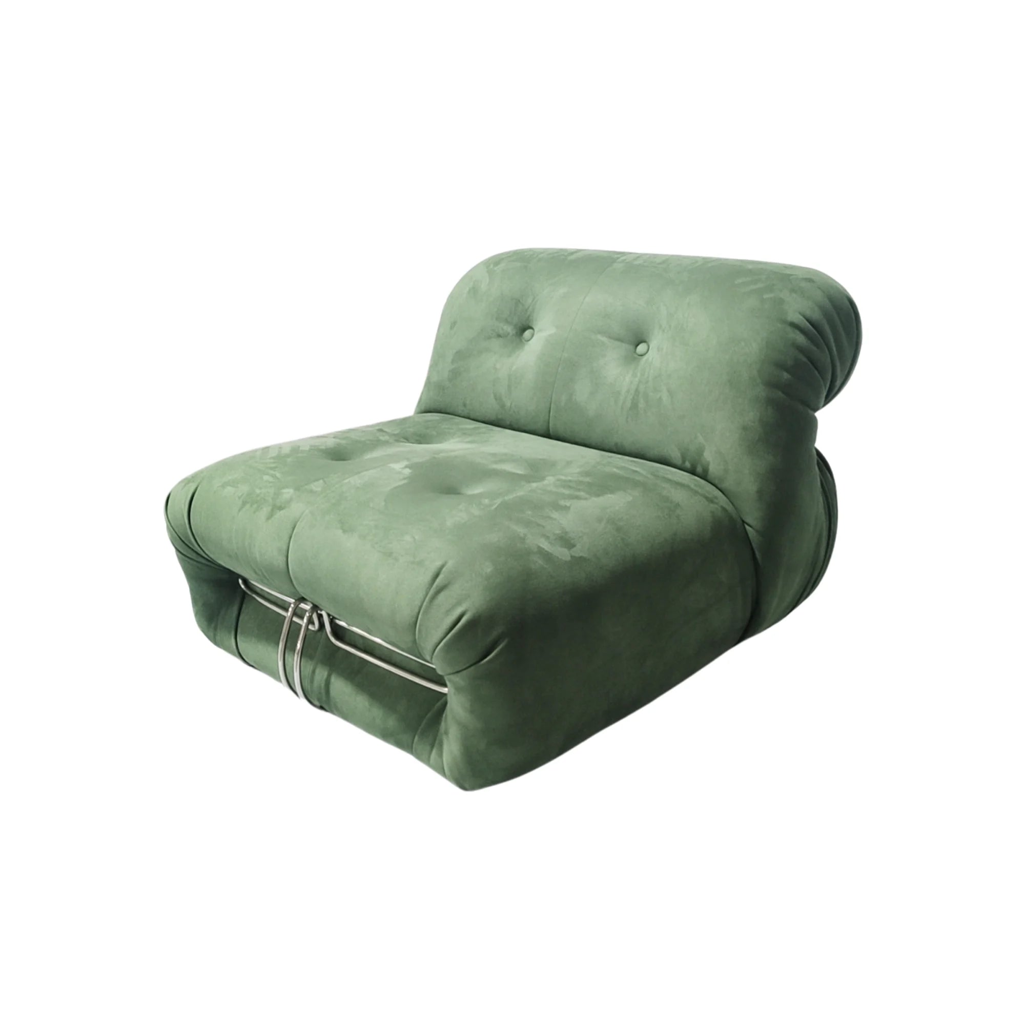 MODE Tobia Scarpa Soriana Lounge Chair Replica, 1-Seater, Green