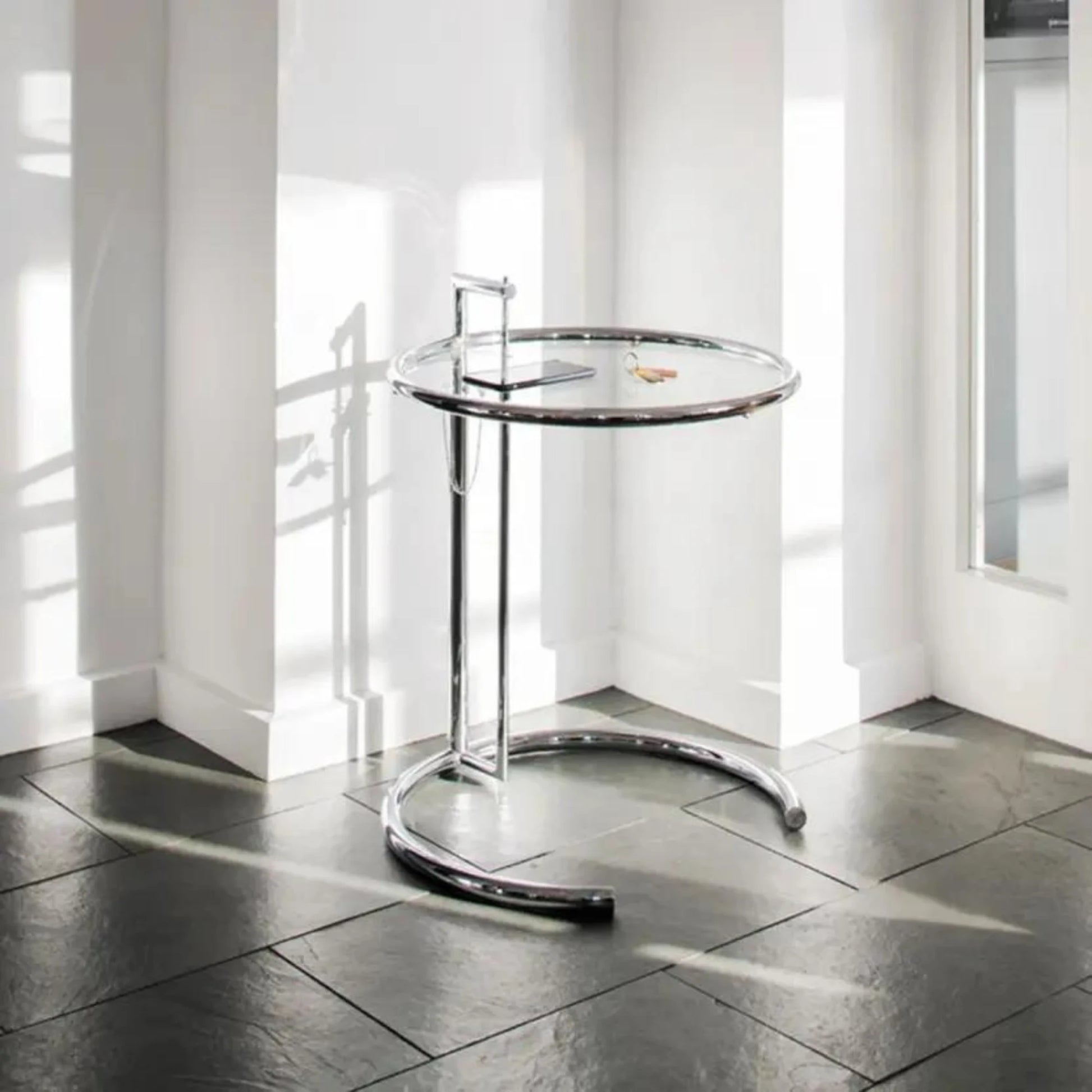 MODE Eileen Gray Glass Side Table Replica